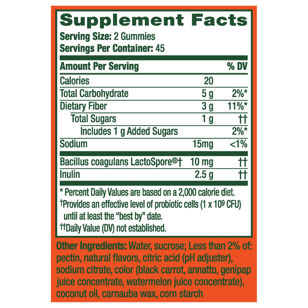 Align Dualbiotic, Prebiotics and Probiotics for Women and Men, Probiotics for Digestive Health, Prebiotics Help Nourish Good Bacteria, Natural Fruit Flavors, 90 Probiotic Gummies Align Au supplements