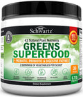 Super Greens Powder Superfood - Greens Powder with Probiotics Prebiotics Digestive BioSchwartz Au supplements