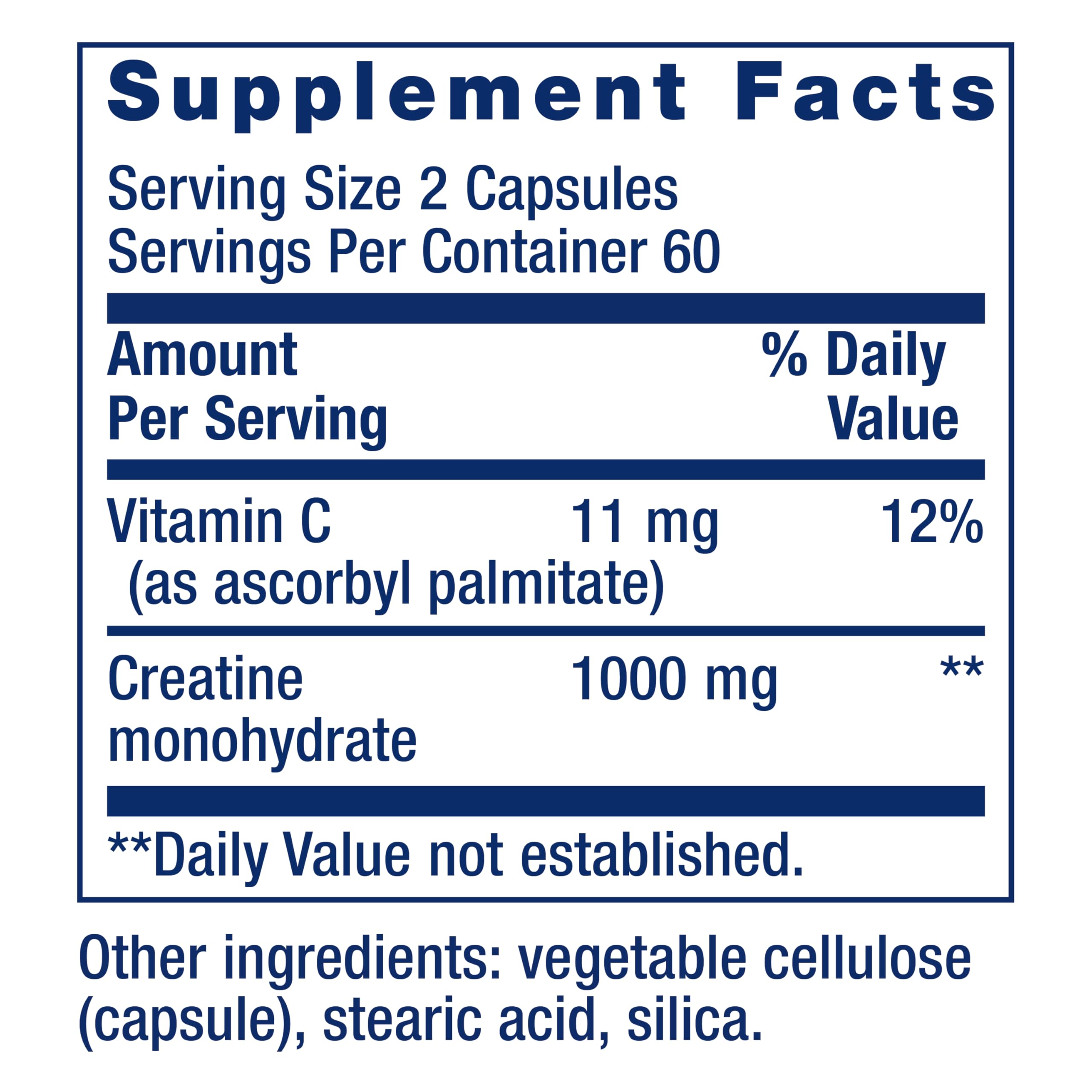 Life Extension Creatine Capsules – Creatine Monohydrate – Promotes Strength, Lean Muscle, Healthy Endurance – Non-GMO, Gluten-Free – 120 Capsules Life Extension Au supplements
