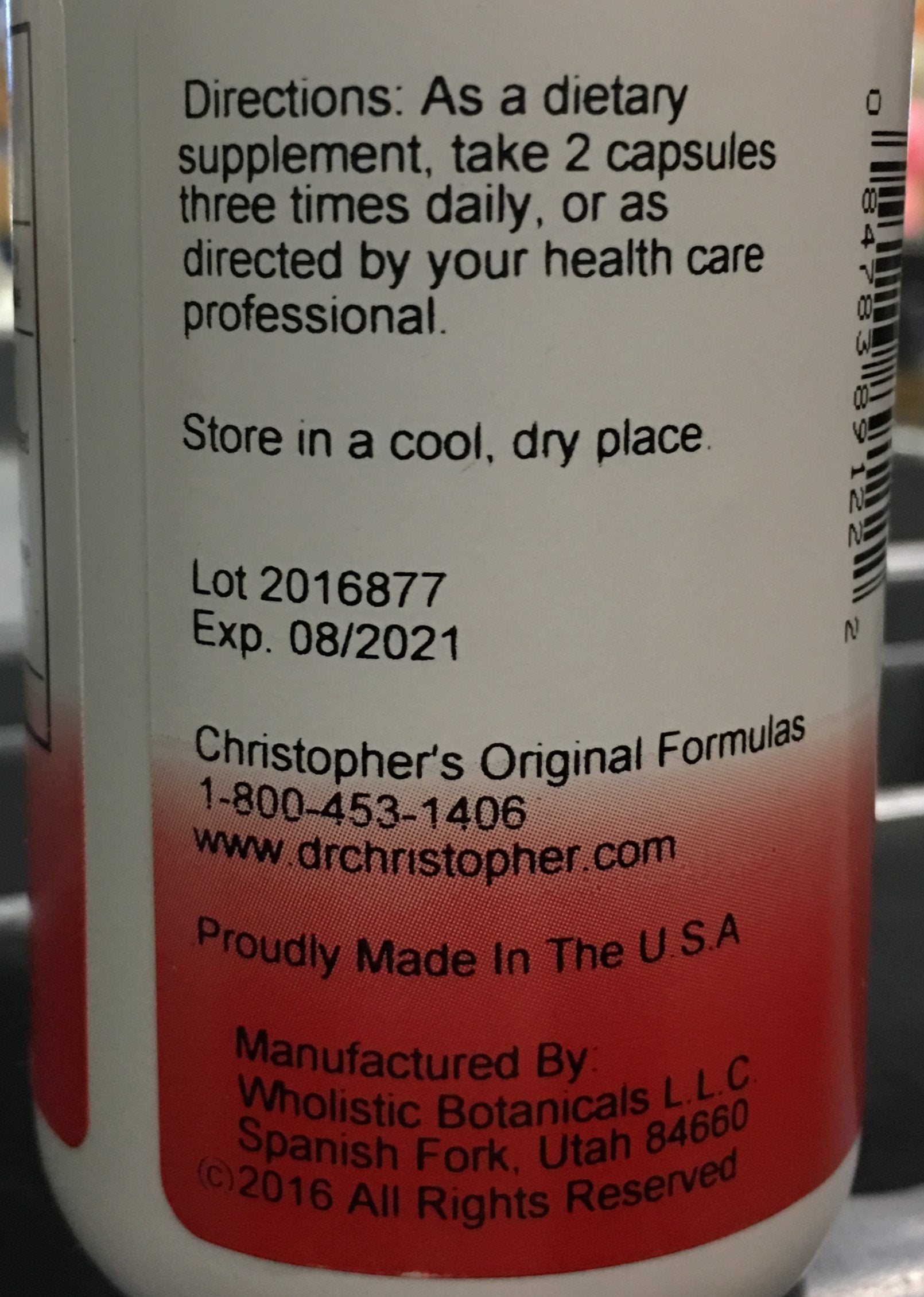Christopher's Original Formulas Male Urinary Tract Support Supplement – Kidney & Prostate Health – 100 Capsules Christopher's Original Formulas Au supplements
