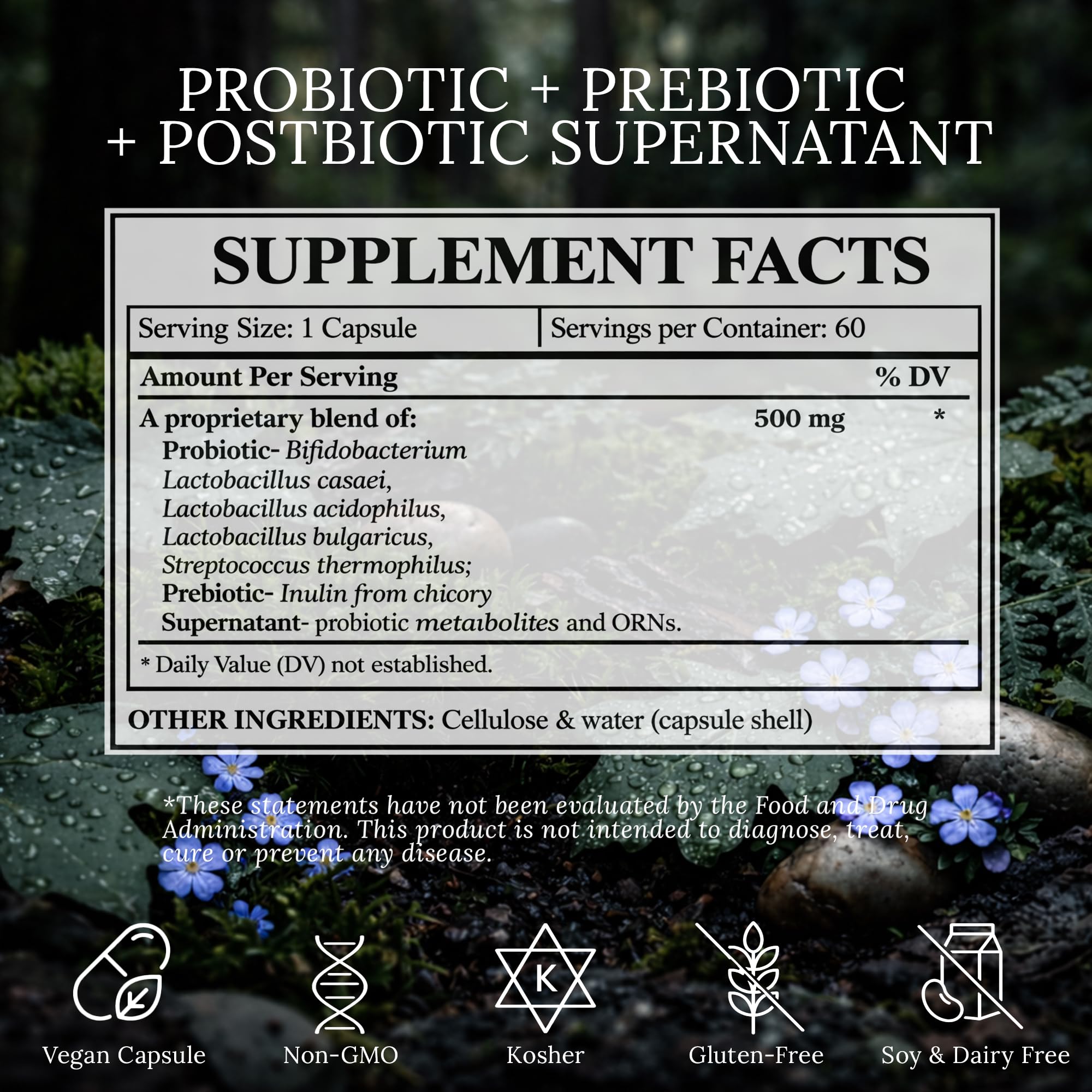BioImmersion Supernatant Synbiotic - Prebiotic Probiotic Postbiotic - Eases Digestive Discomfort, Gut Imbalance & Yeast Overgrowth - Immune & Microbiome Support