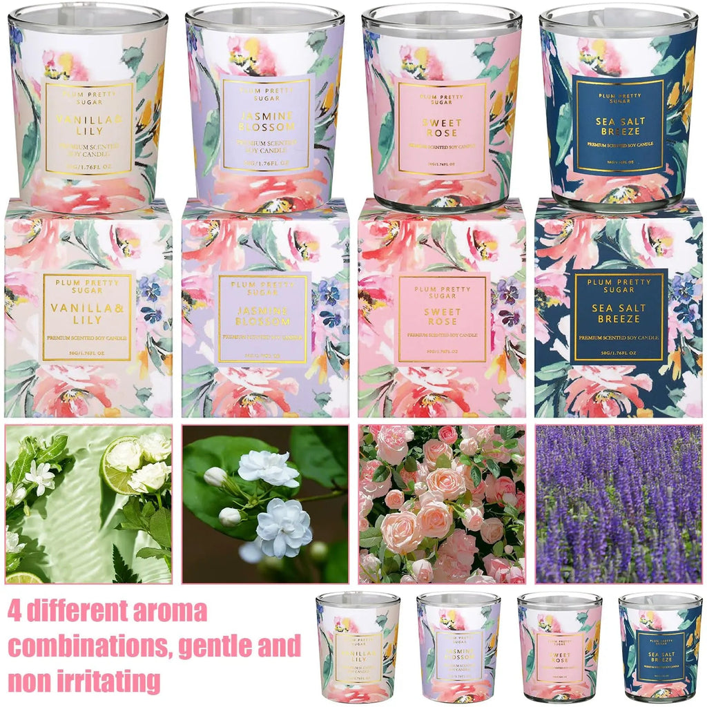 MTLEE 24 Pcs Candles for Home Scented Candle Gifts for Women Bulk 8 Long Lasting Aromatherapy Jar MTLEE Au supplements