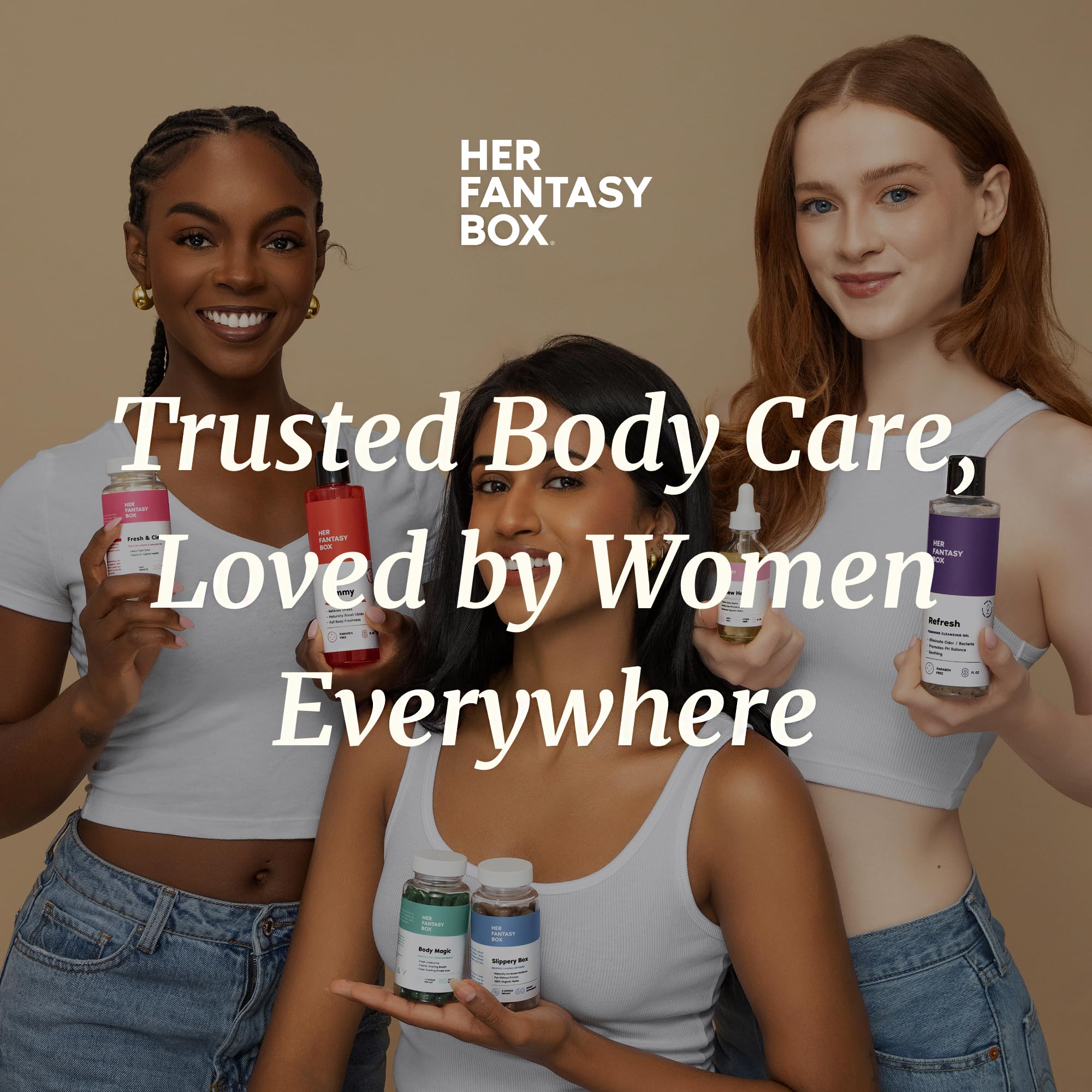 Her Fantasy Box | Body Magic | Chlorophyll Capsules - 30 Vegan Capsules for Detox, Digestion, Gut Health, Skin Support