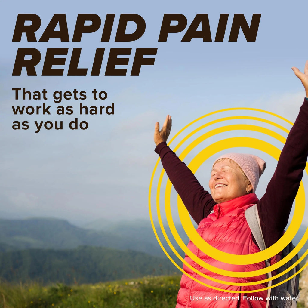 Bayer® Rapid Relief, Dissolvable Raspberry Flavor, Powder Packs with Aspirin & Caffeine, Fast Acting Headache Relief, Muscle and Body Pain Reliever, 30ct Bayer Au supplements