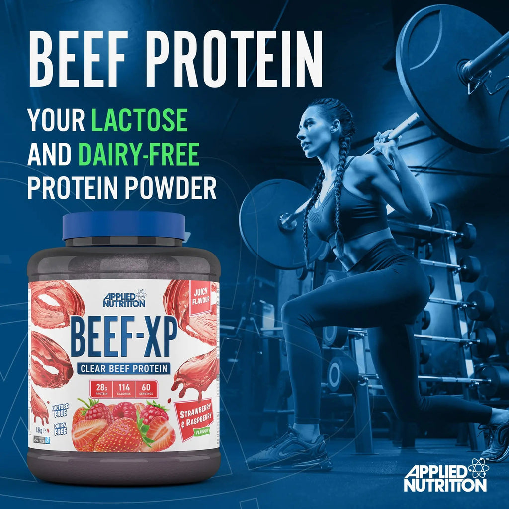 Applied Nutrition Beef XP - Clear Hydrolysed Beef Protein Isolate, Fruit Juice Style, Dairy Free Beef Protein Powder Applied Nutrition Au supplements