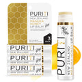 PURITI Manuka Honey Lip Balm – 3pack Soothing & Moisturizing, Enriched with Almond