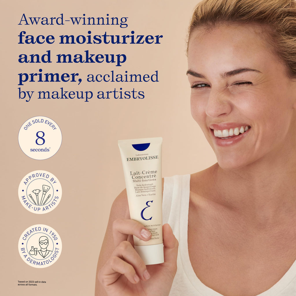 Embryolisse Lait-Crème Concentré Face Moisturizer and Makeup Primer, French Face Cream With Shea Butter & Aloe Vera, 1.01 Fl Oz Embryolisse Au supplements