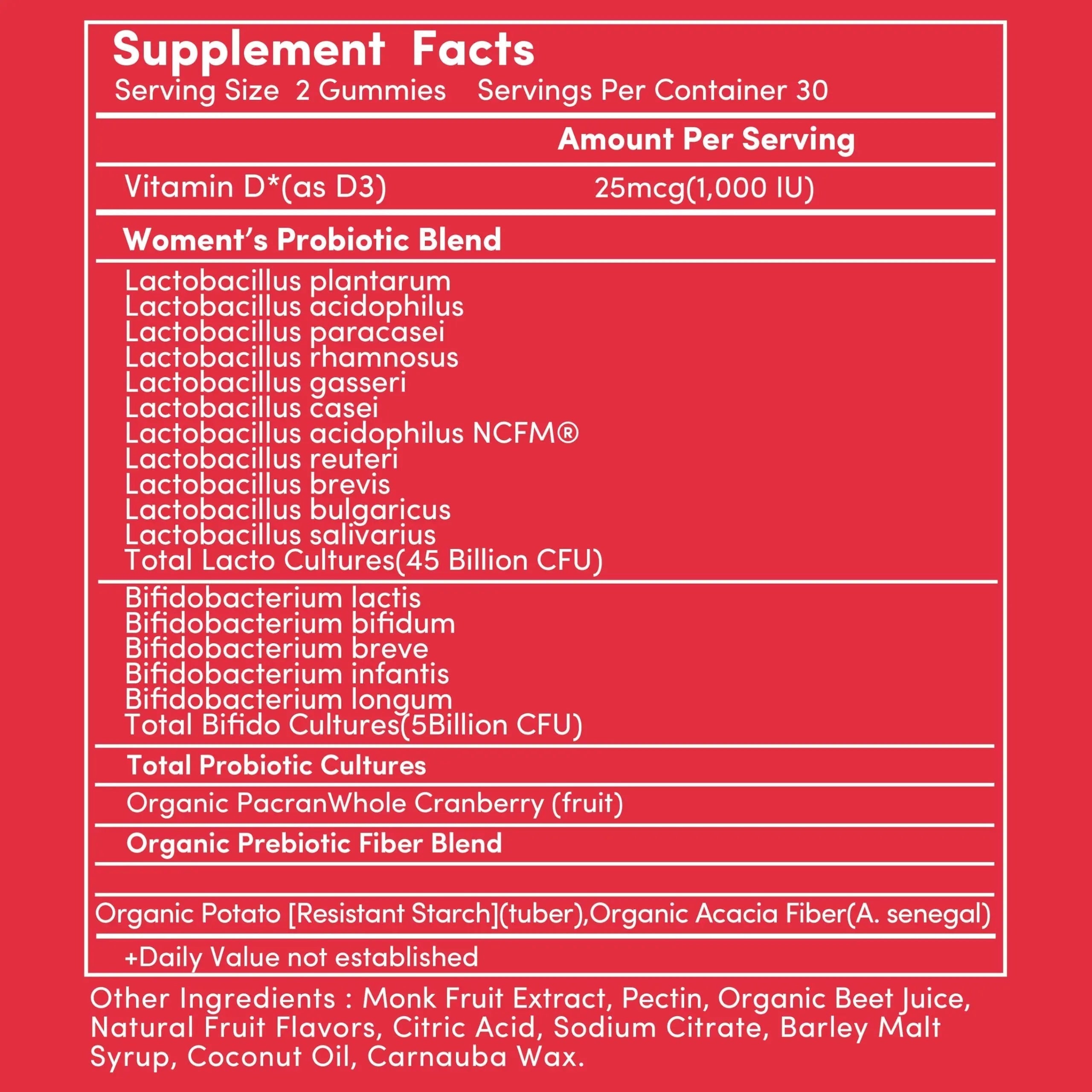 Cranberry Gummies UTI Treatment for Women | Urinary Tract Support for Women | Daily UTI Defense with Cranberry & Probiotics | Promotes Urinary Comfort & Normal Frequency | 60 Gummies Terramed Just Think Comfort Au supplements