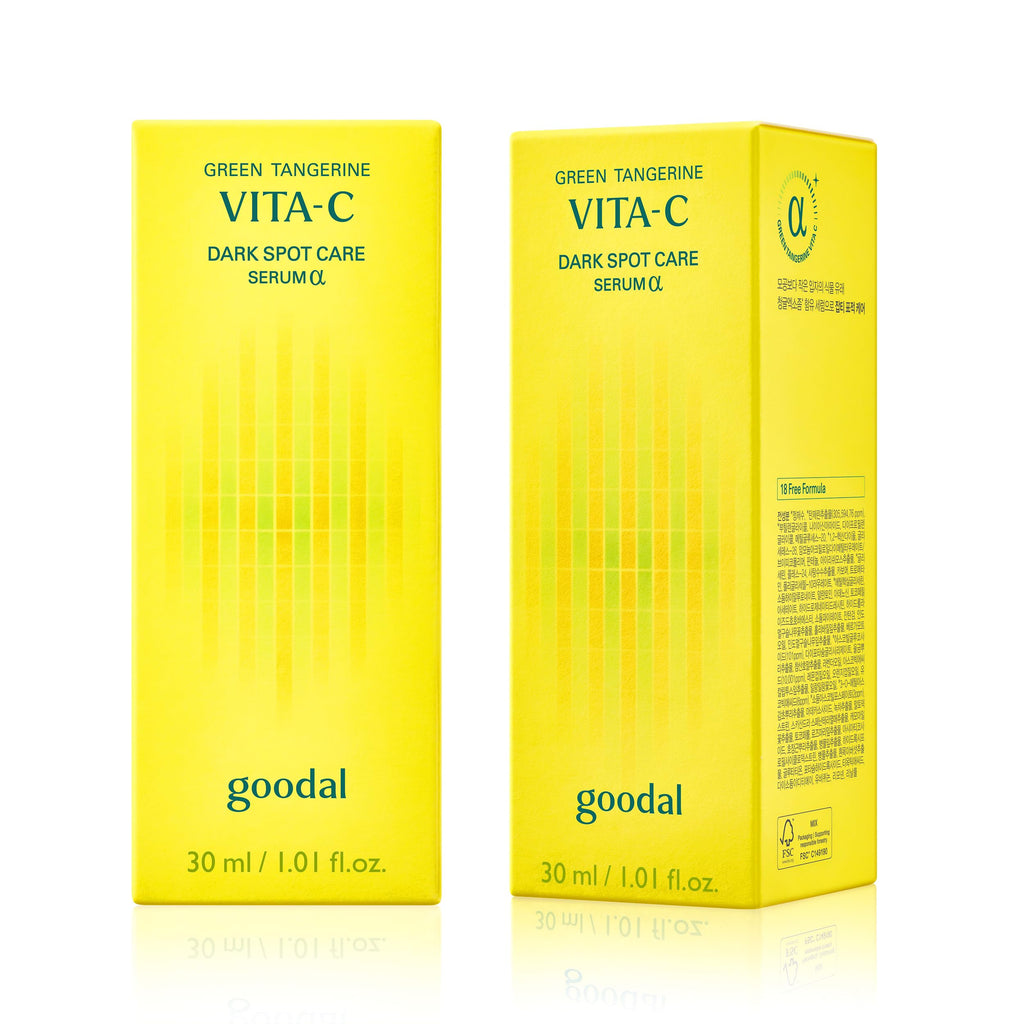 GOODAL Green Tangerine Vitamin C Serum [Advanced Ver.] – Facial Serum with 5% Niacinamide & Exosome Technology