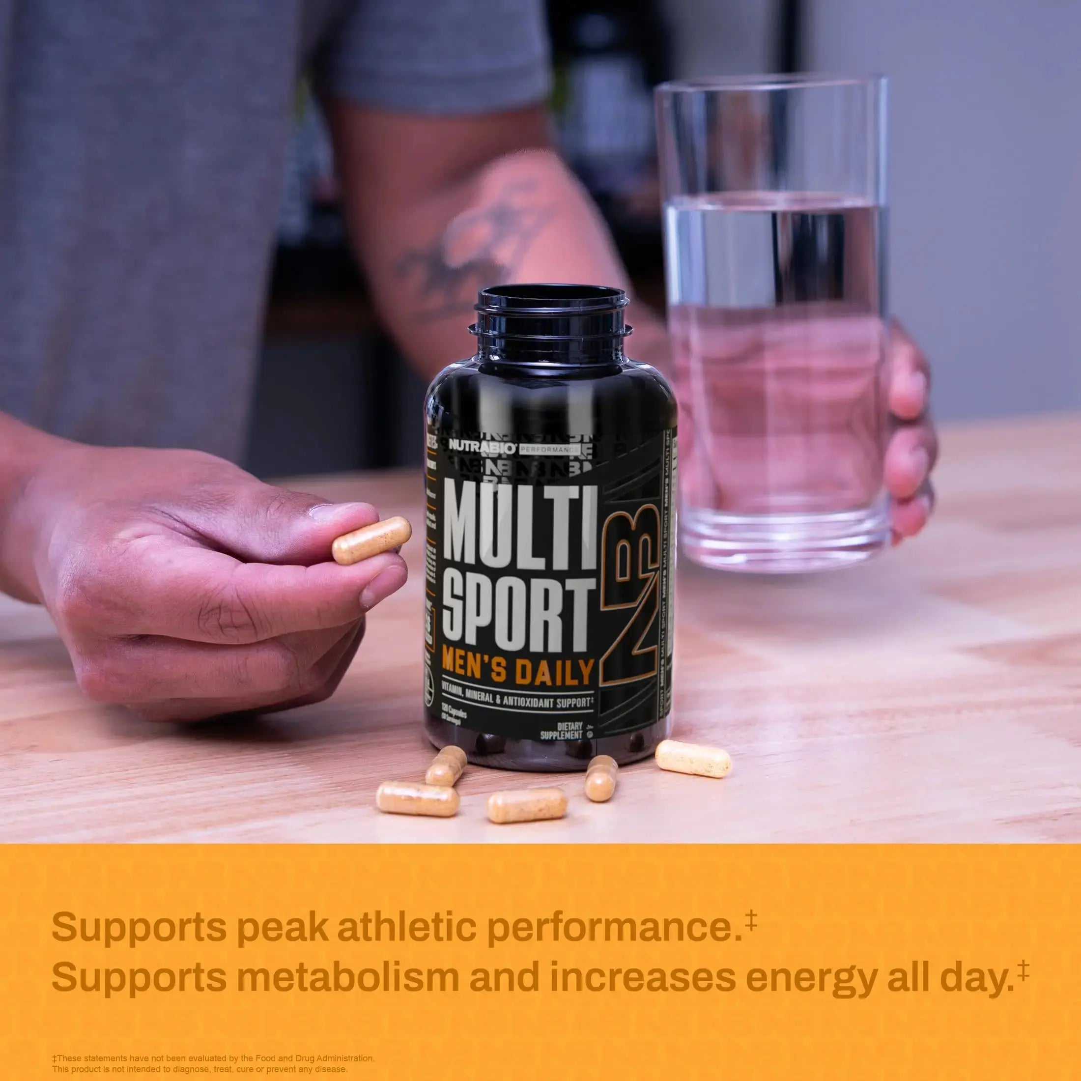 NutraBio Multisport for Men - Mens MultiVitamin - 33 Vitamins, Minerals, Micronutrients - Rich in Antioxidants NutraBio Au supplements