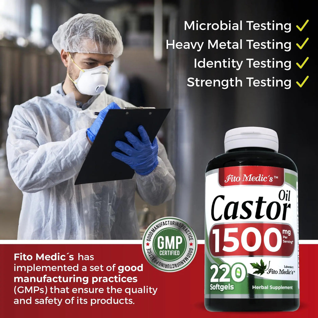 Lab | castor oil pills |220 softgels |1500 mg| castor oil capsules | castor oil capsules organic FITO MEDIC'S Au supplements