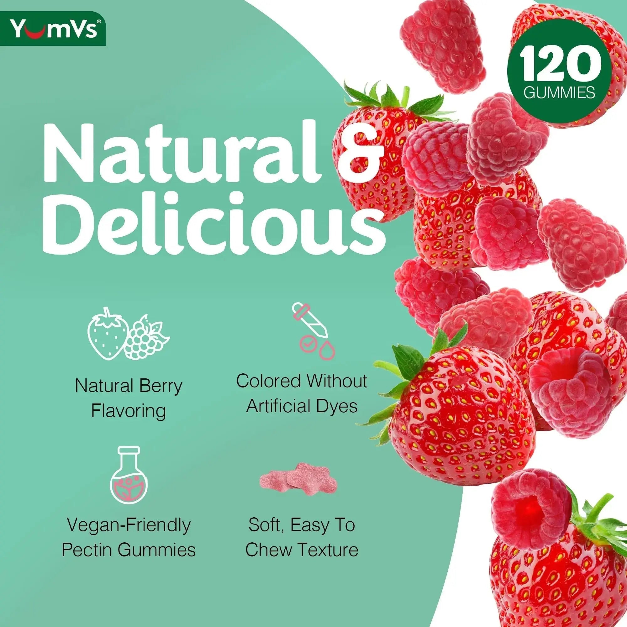 Multivitamin Gummies for Adults, Daily Gummy Vitamin for Women & Men, Immune Support Multivitamin Supplement YUM-V'S Au supplements