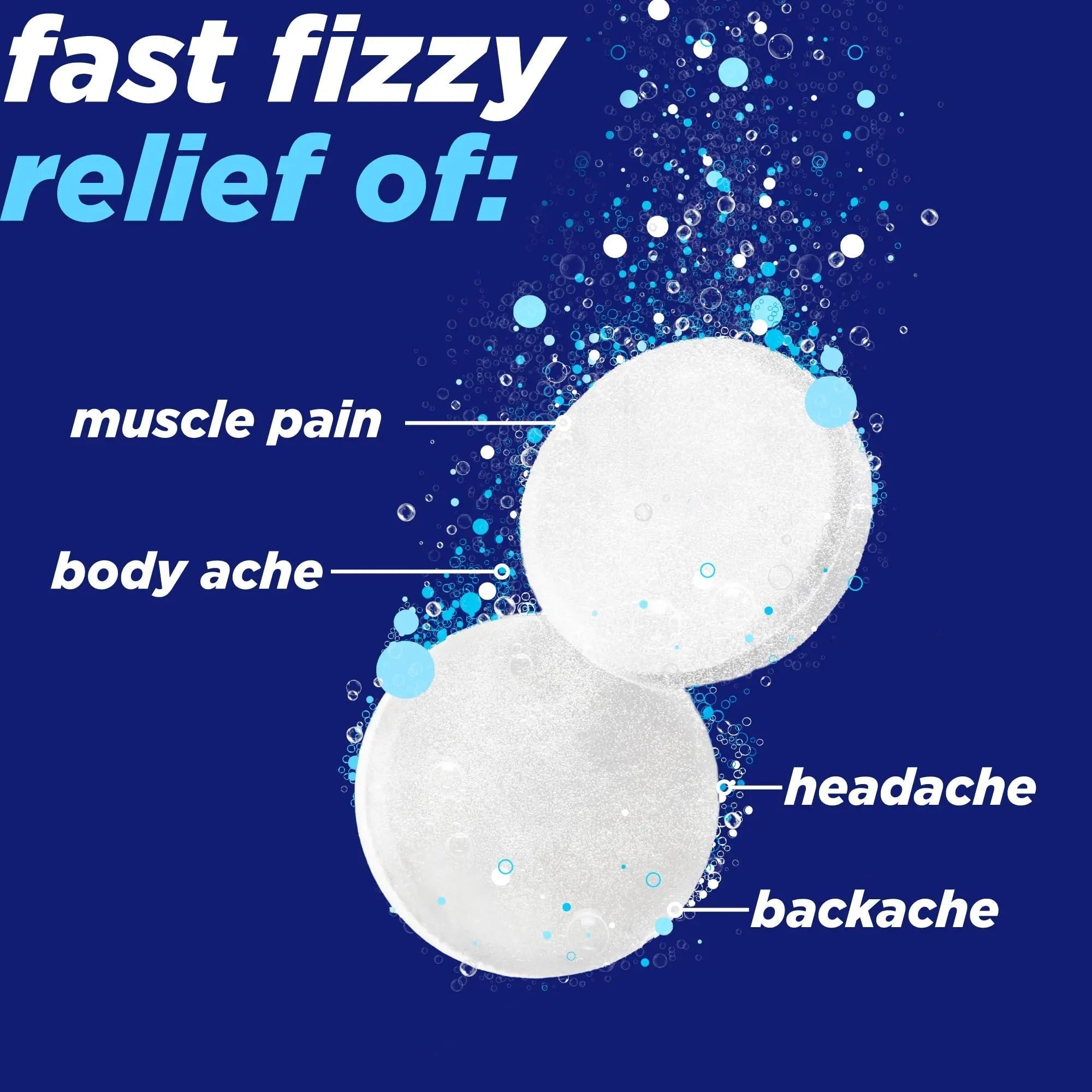 Alka-Seltzer Pain Relief, Aspirin Effervescent Tablets for Fast Pain Relief, 72 Ct Alka-Seltzer Au supplements