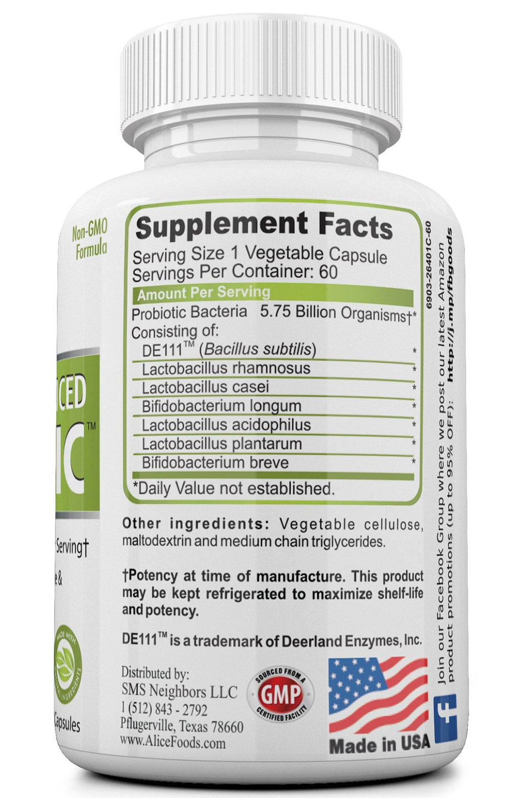 Fast Natural Bloating Relief - Bifidus Best Advanced Probiotic 60 Day + Kombucha Guide - Premium Probiotics for Men and Women - for Intestinal Problems, Bloating, Diarrhea, Gas, Bladder, UTI Alice Foods Au supplements