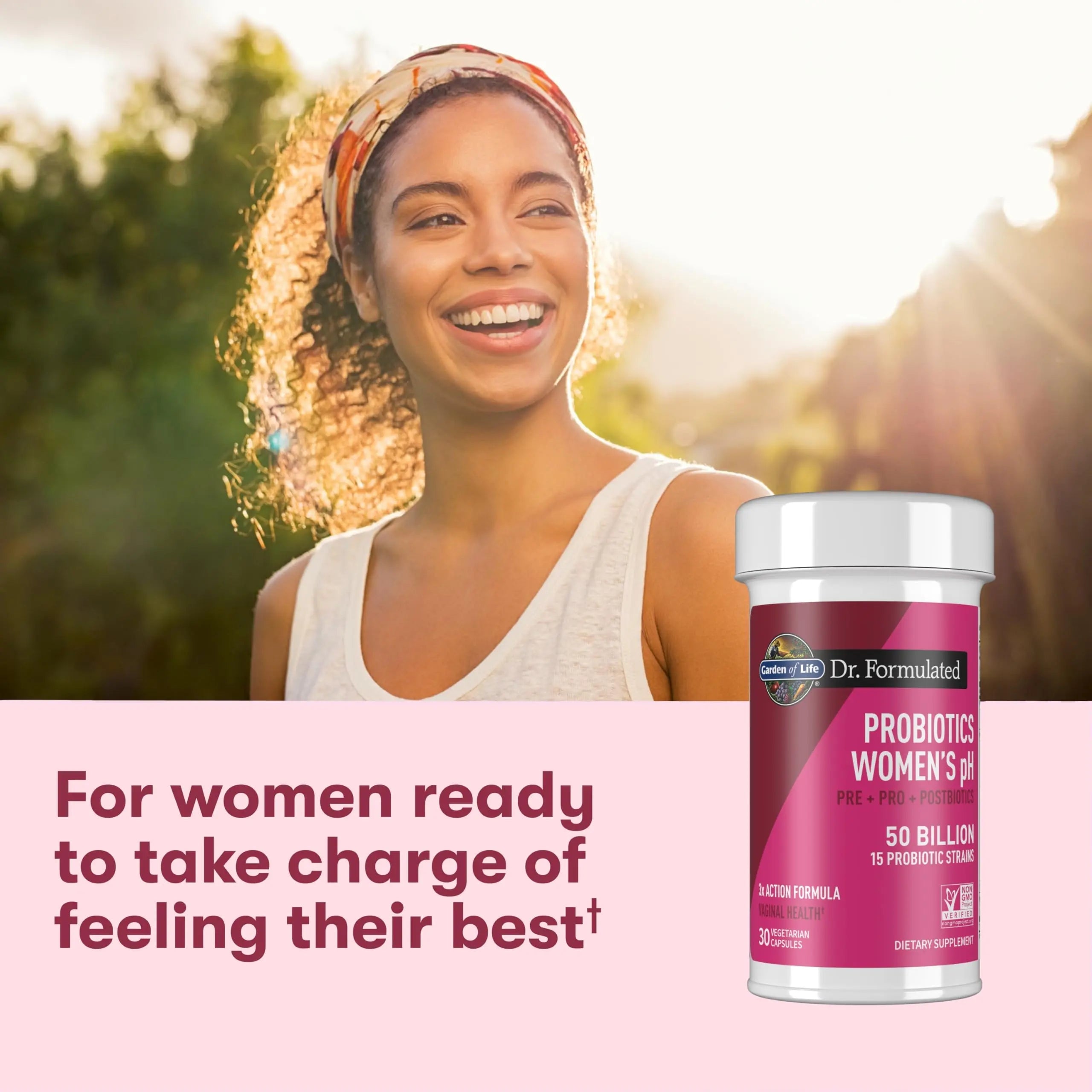 Garden of Life Dr Formulated Once Daily 3-in-1 Complete Prebiotics, Postbiotics & Probiotics for Women, PRE + PRO + POSTBIOTIC Supplement for Women’s Digestive Garden of Life Au supplements