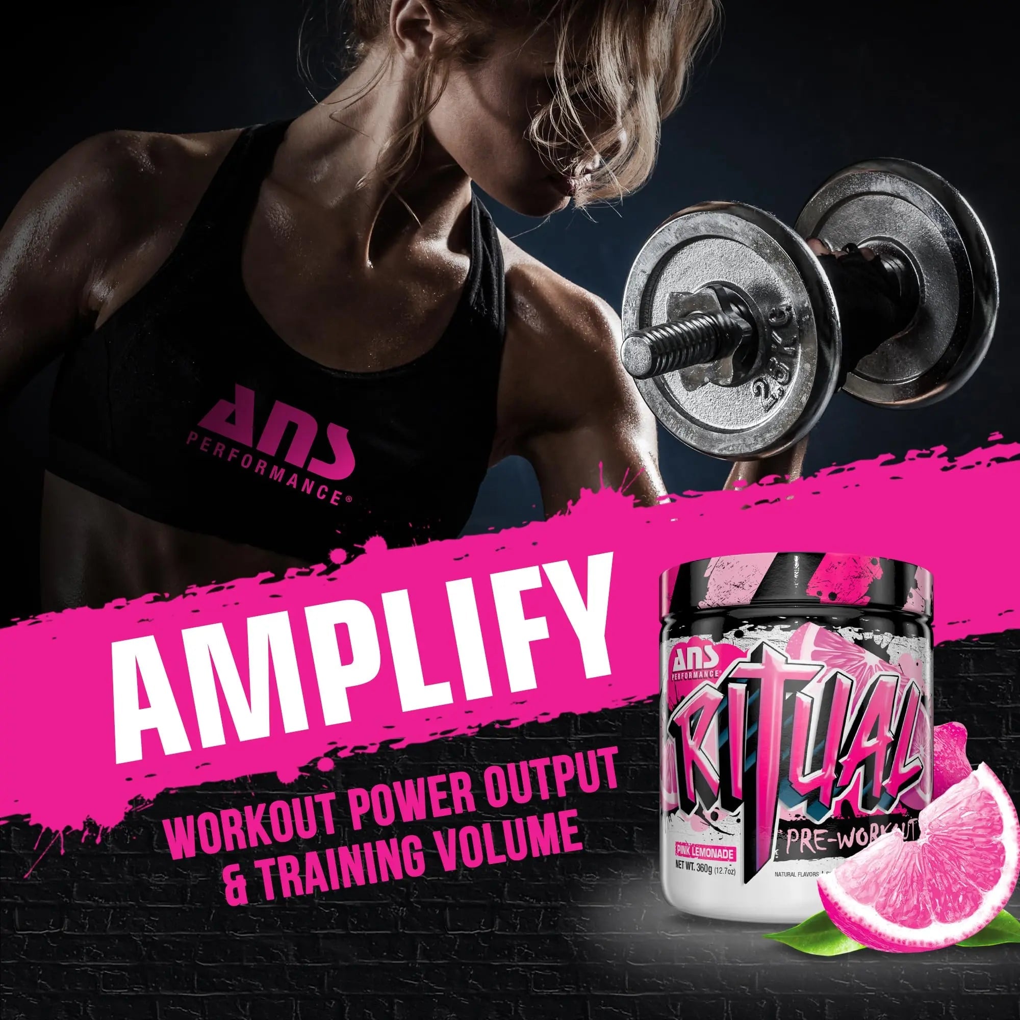 ANS Performance Ritual Pre Workout (30 Servings, 12.7 oz) - Complete Preworkout Formula ANS Performance Au supplements