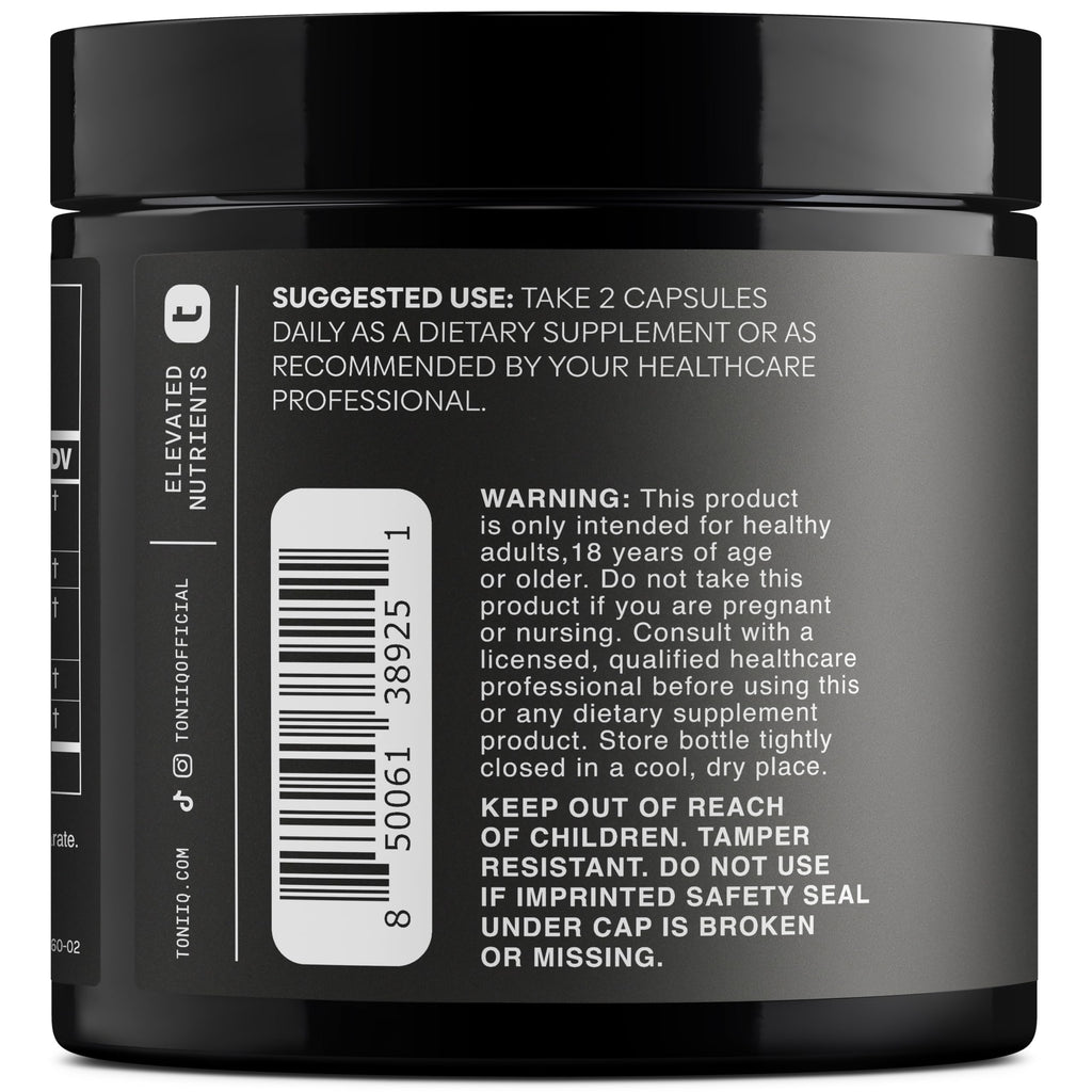 Toniiq Dihydroberberine Supplement - Ultra High Potency 1,000mg Formula with GlucoVantage, 10:1 Ceylon Cinnamon & 50:1 Milk Thistle - Third-Party Lab Tested Toniiq Au supplements