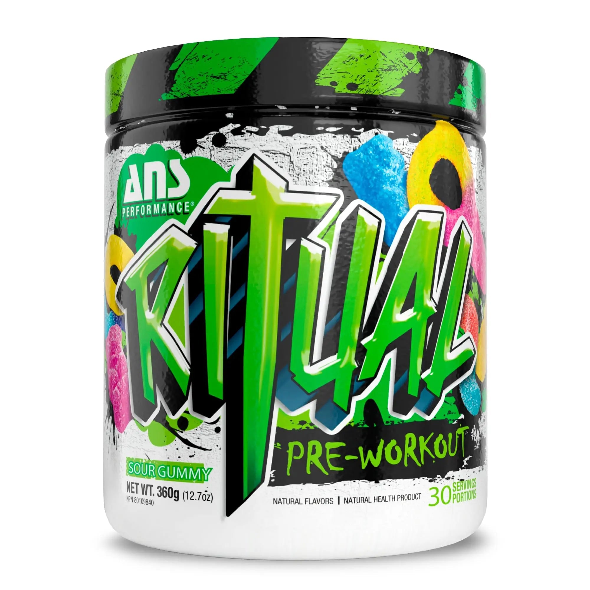 ANS Performance Ritual Pre Workout (30 Servings, 12.7 oz) - Complete Preworkout Formula ANS Performance Au supplements