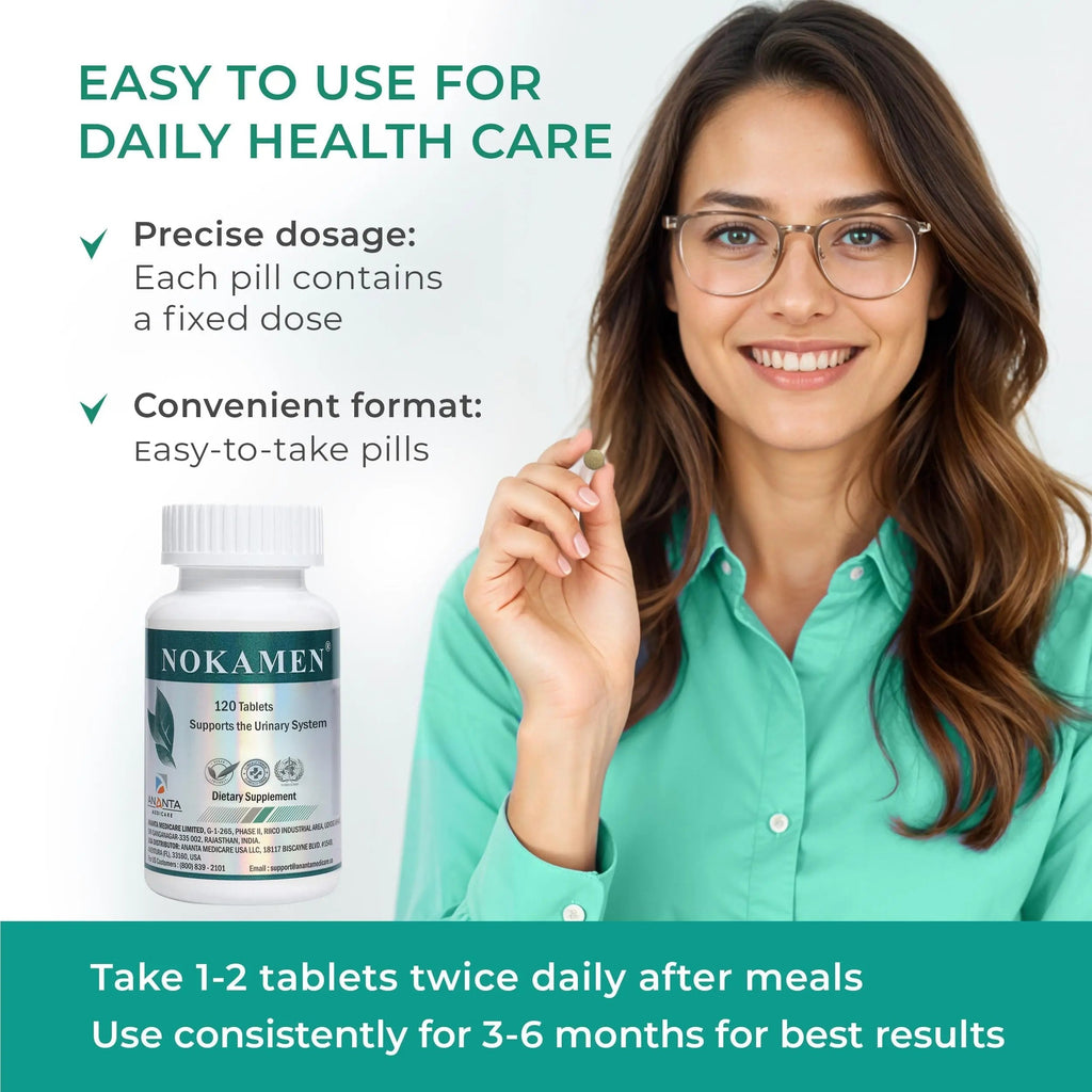Ananta Medicare USA NOKAMEN – Kidney & Urinary Tract Support Herbal Formula, 120 Tabs Ananta Medicare USA Au supplements