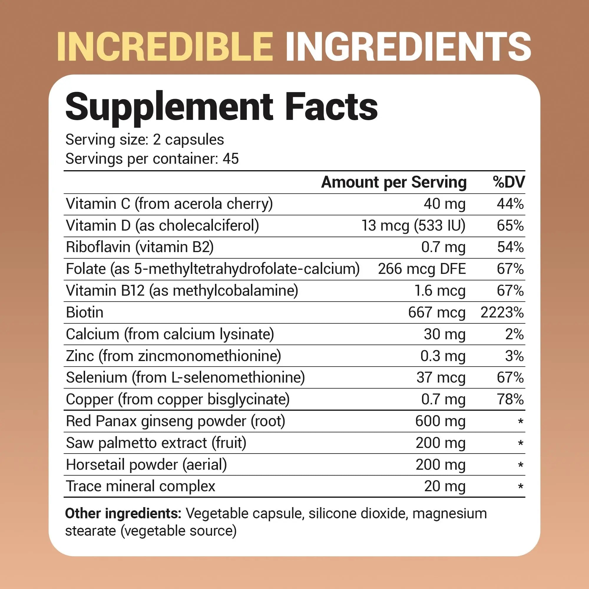 Dr. Berg All-in-One Vitamins for Hair, Skin, & Nails - Advanced Formula with Biotin, Saw Palmetto, DHT Blocker, & Trace Minerals - 90 Veg Capsules Dr. Berg Nutritionals Au supplements
