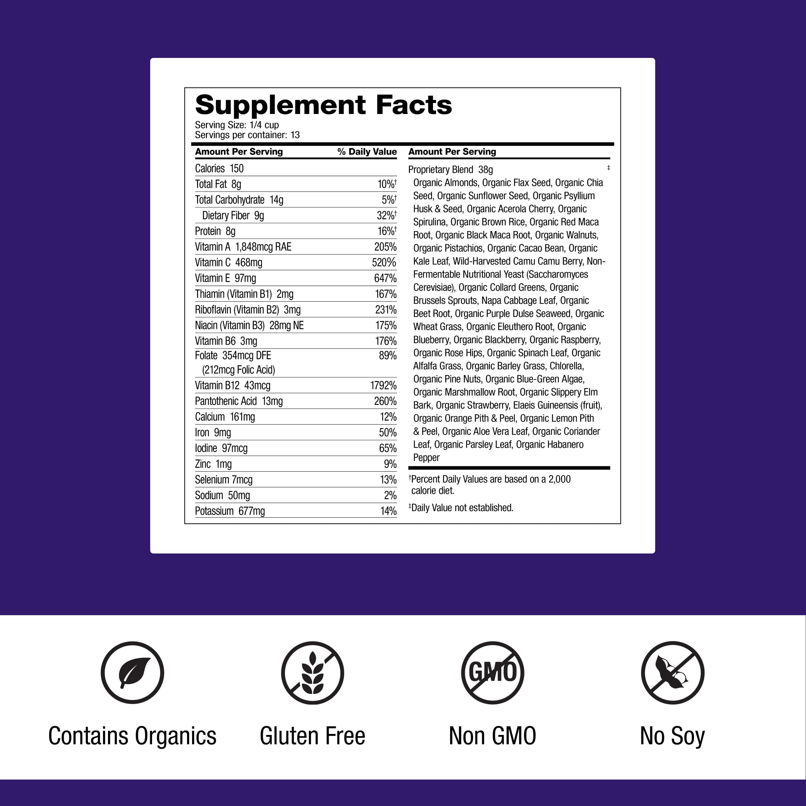 Dr. Schulze's SuperFood Ultra | Organic Super Food Powder | Vitamin B Complex and 520% Vitamin C | May Help Boost Energy & Improve Fitness | Vegan, Non-GMO & Gluten-Free | 17.4 Oz Dr. Schulze's Au supplements