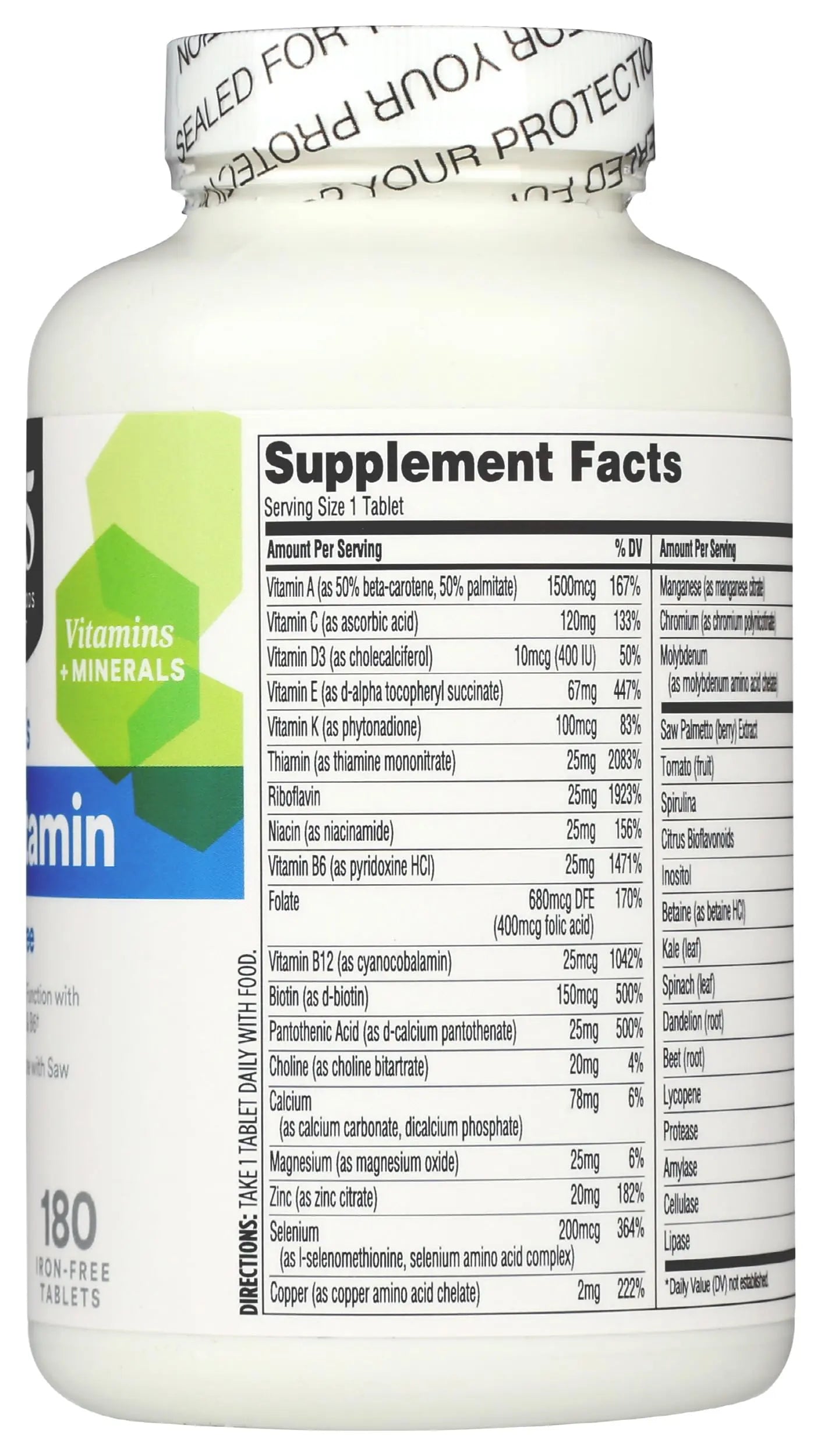 365 by Whole Foods Market, Men's One Daily Multivitamin Tablets, 180 Count 365 by Whole Foods Market Au supplements