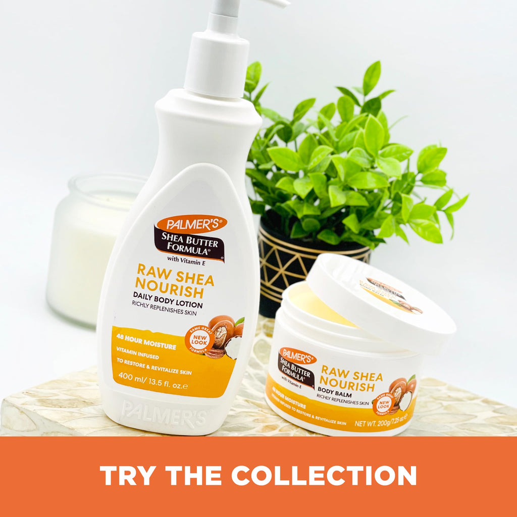 Palmer's Shea Butter Formula Raw African Shea Butter Balm, Nourishing Body Moisturizer