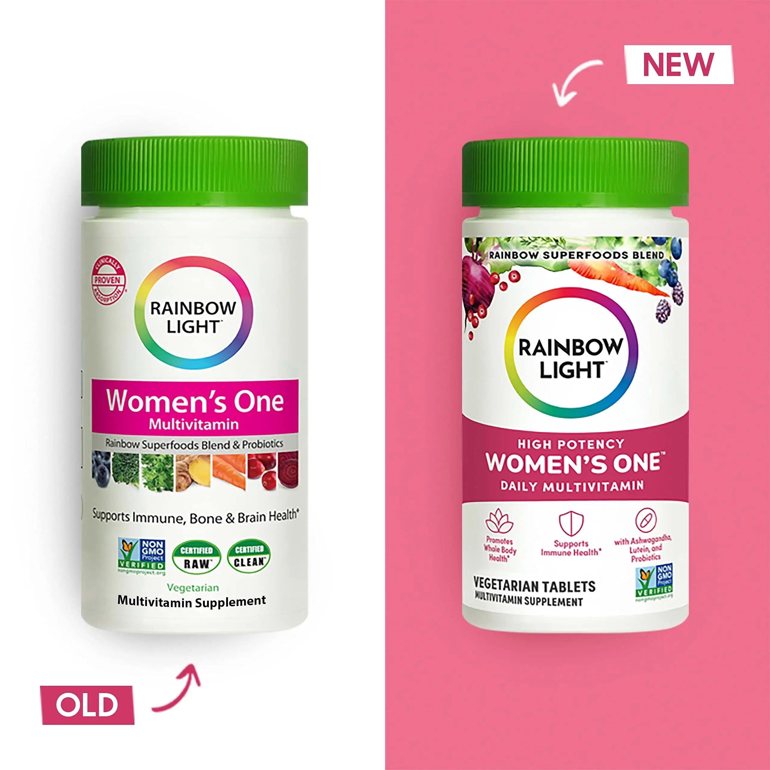Rainbow Light Multivitamin for Women, Vitamin C, D & Zinc, Probiotics, Women’s One Rainbow Light Au supplements