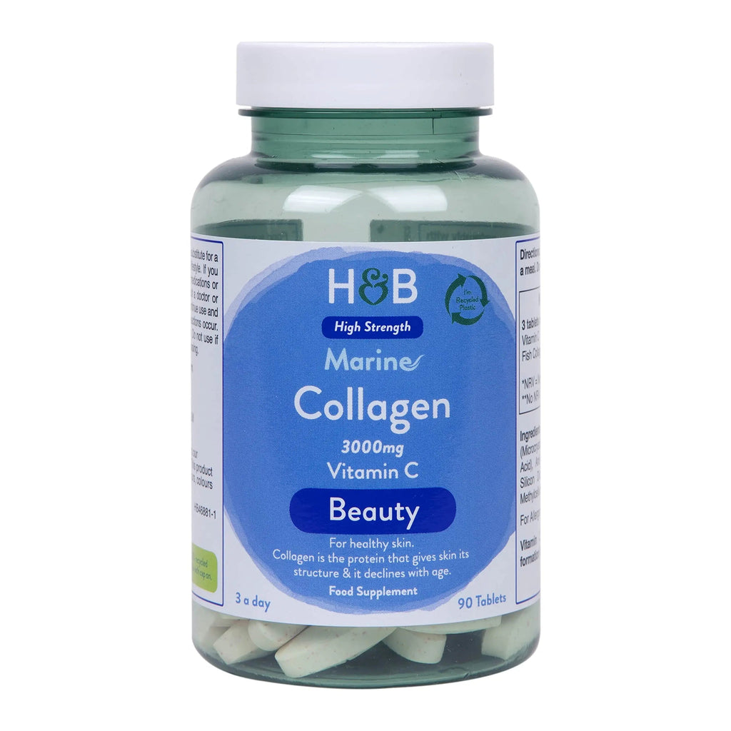 Holland and Barrett Marine Collagen with Vitamin C 3000mg 90 Tablets Holland & Barrett Au supplements