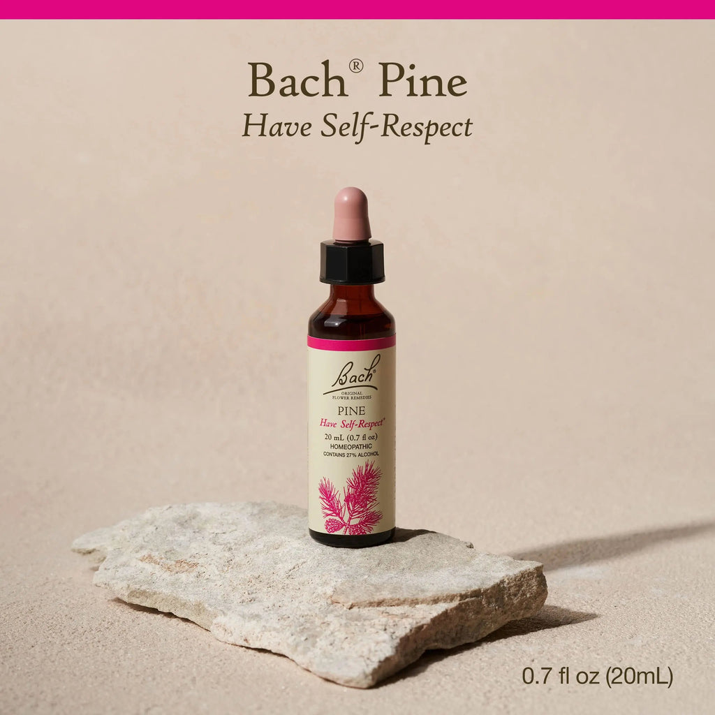 Bach Original Flower Remedies, Pine for Self Respect, Natural Homeopathic Flower Essence Bach Au supplements