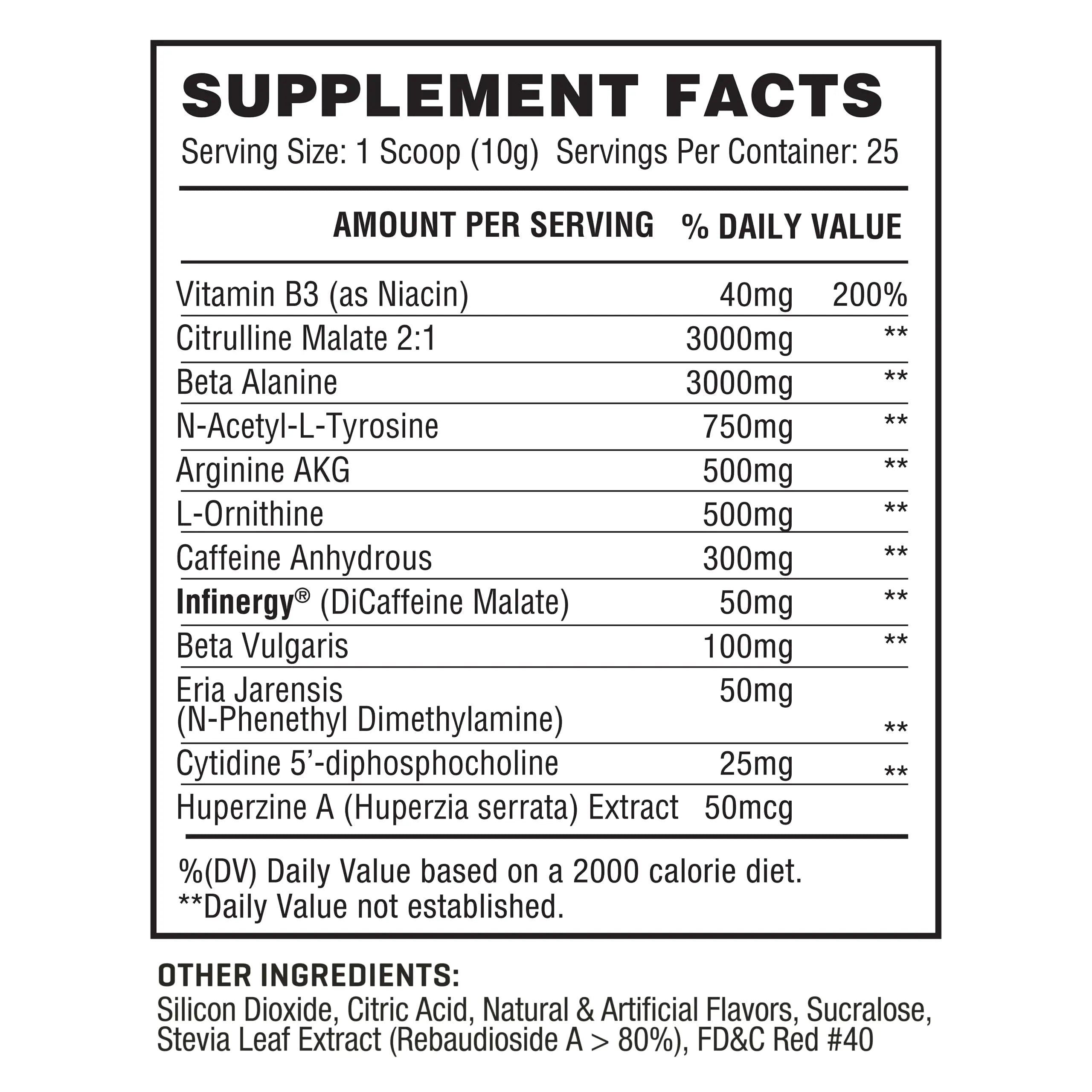 PWR Labz Pre Workout - Pump · Focus · Energy · L-Citrulline, L-Tyrosine, Agmatine, Alpha GPC PWR Labz LLC Au supplements