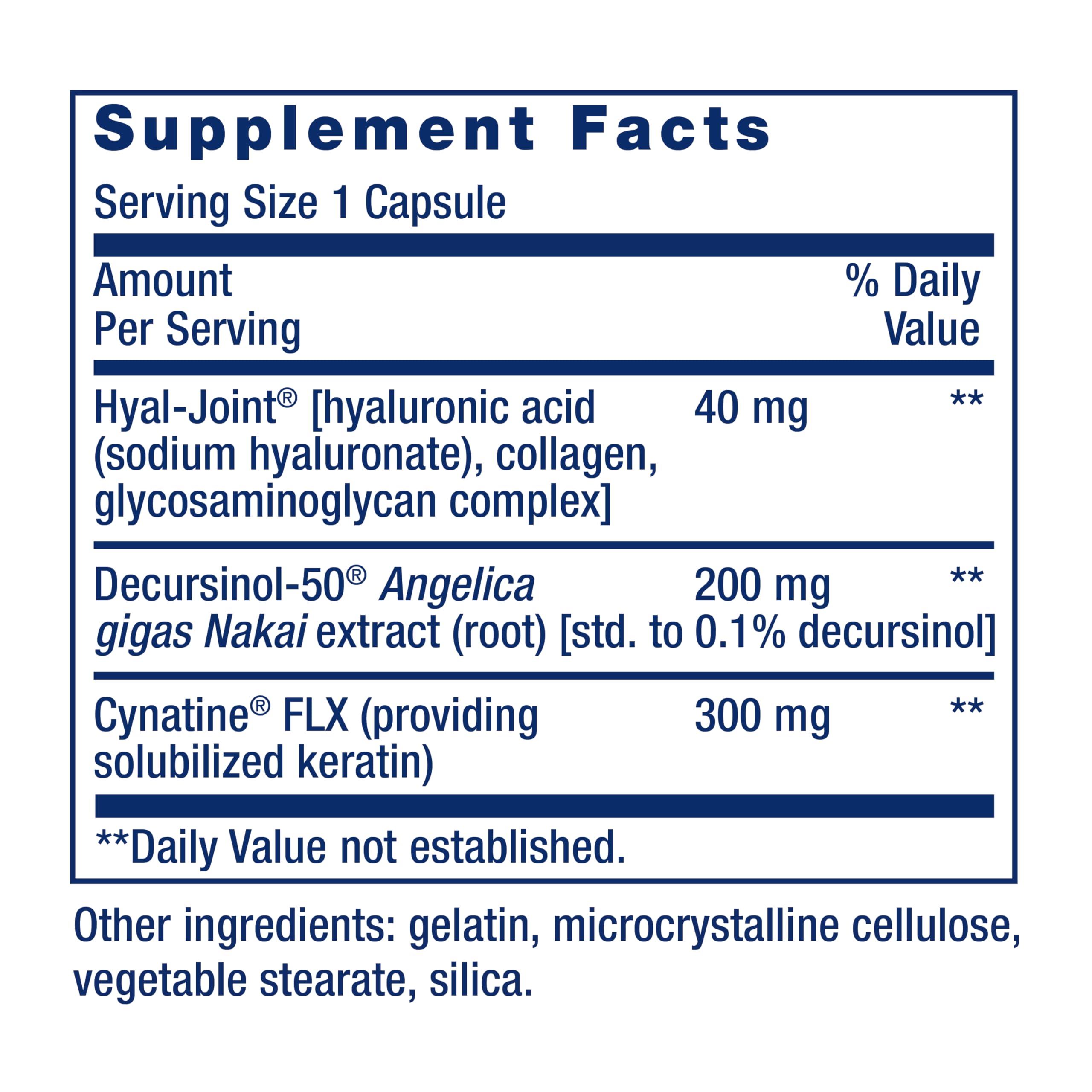 Life Extension Fast-Acting Joint Formula, Keratin, Korean Angelica, hyaluronic Acid, Joint discomfort Relief, Non-GMO, Gluten-Free, 30 Capsules Life Extension Au supplements