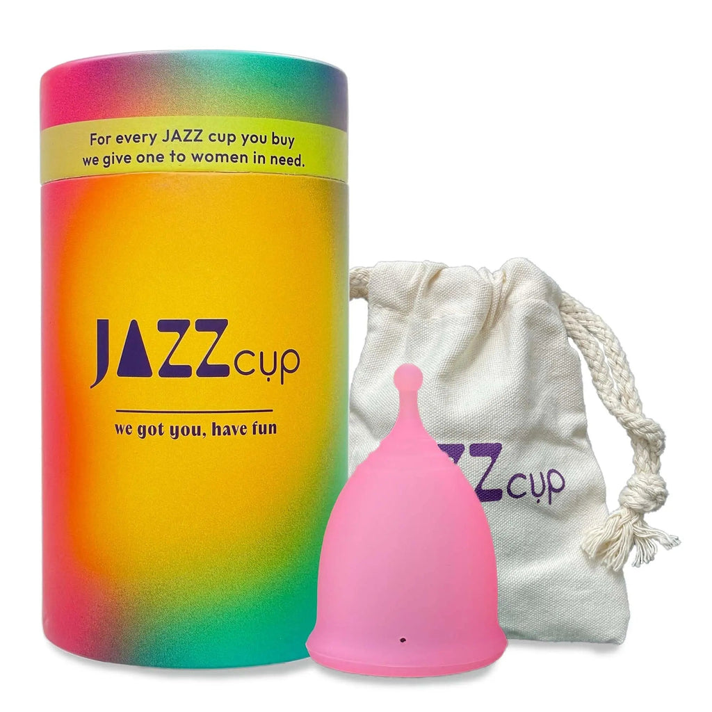 JAZZ Cup Soft Menstrual Cups – with Travel-Cotton Pouch – Reusable, 12-Hour Protection, 100% Medical JAZZ cup Au supplements
