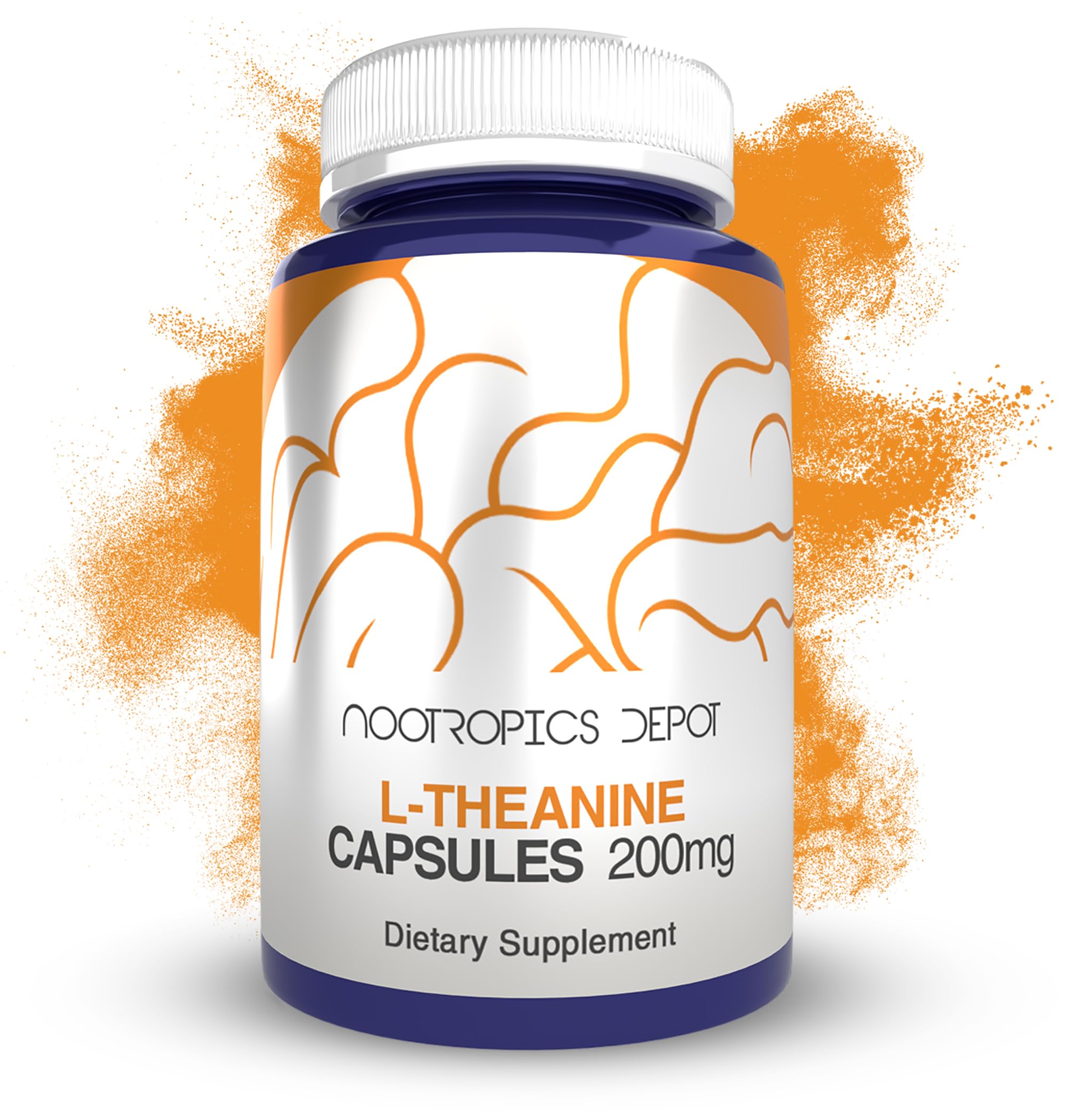 Nootropics Depot L-Theanine Capsules 200mg (180 Count) | Promotes Relaxation | Supports Healthy Stress Levels + Sleep Cycles | Promotes Cognitive Function + Focus | Amino Acid Supplement Nootropics Depot Au supplements