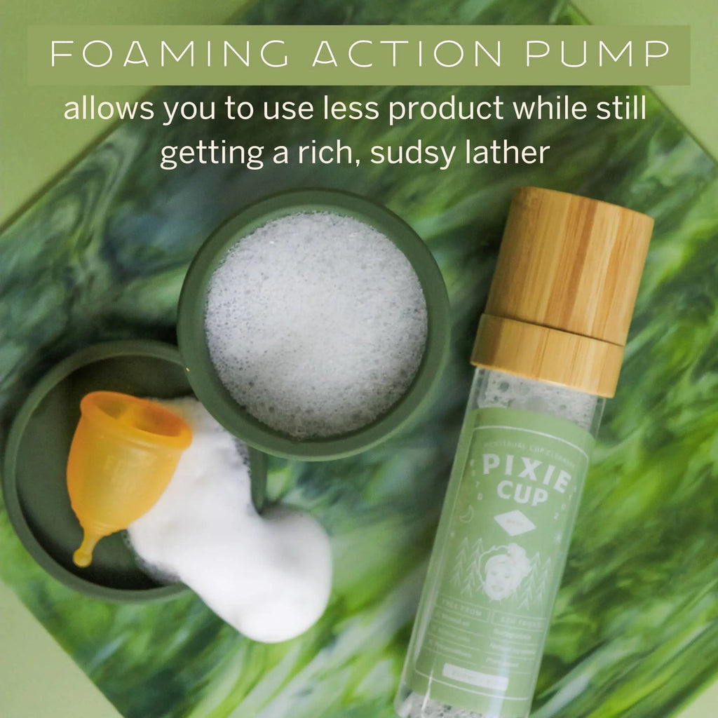 Pixie Menstrual Cup Cleaner Wash + Foaming Dispenser + More Wash in Bottle Than Any Other Brand Pixie Cup Au supplements