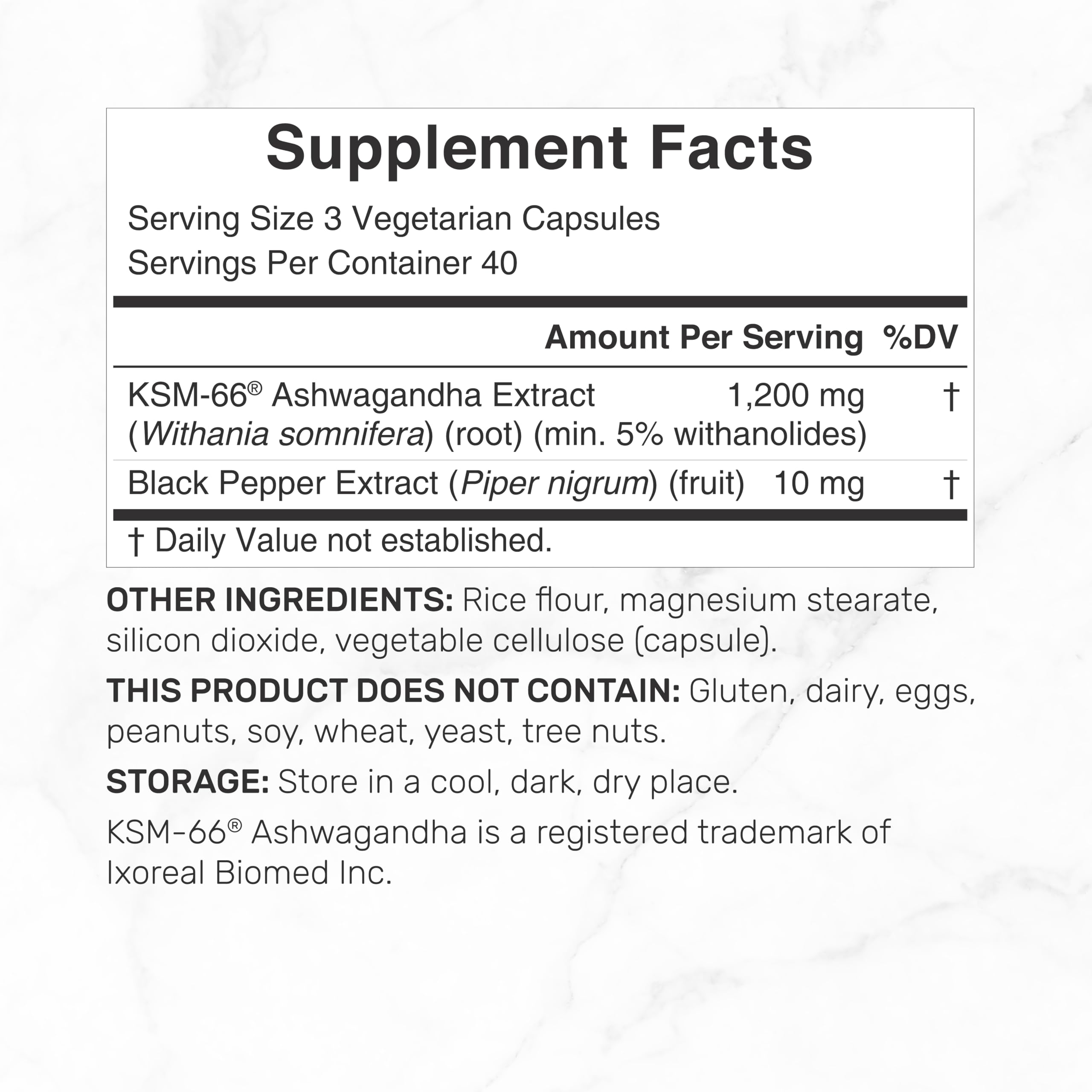 KSM 66 Ashwagandha 1,200mg with Black Pepper, 120 Veggie Capsules – Extra Strength Root Extract – High Absorption – Adaptogenic Supplements for Relaxation, Energy, & Brain Health – Non-GMO DEAL SUPPLEMENT Au supplements