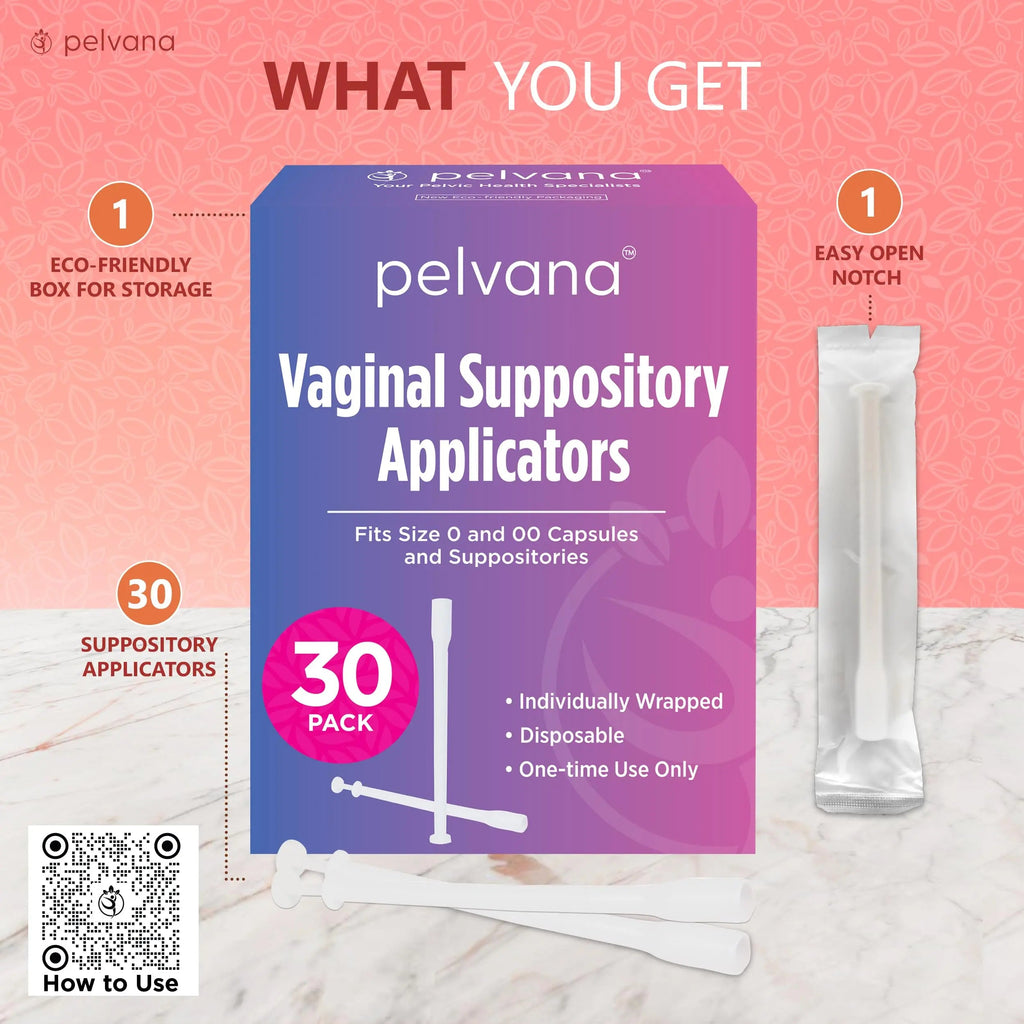 Pelvana Suppository Applicators for Women - (30 Pack) - Fits Size 0 and 00 Capsules - Often Used Pelvana Au supplements