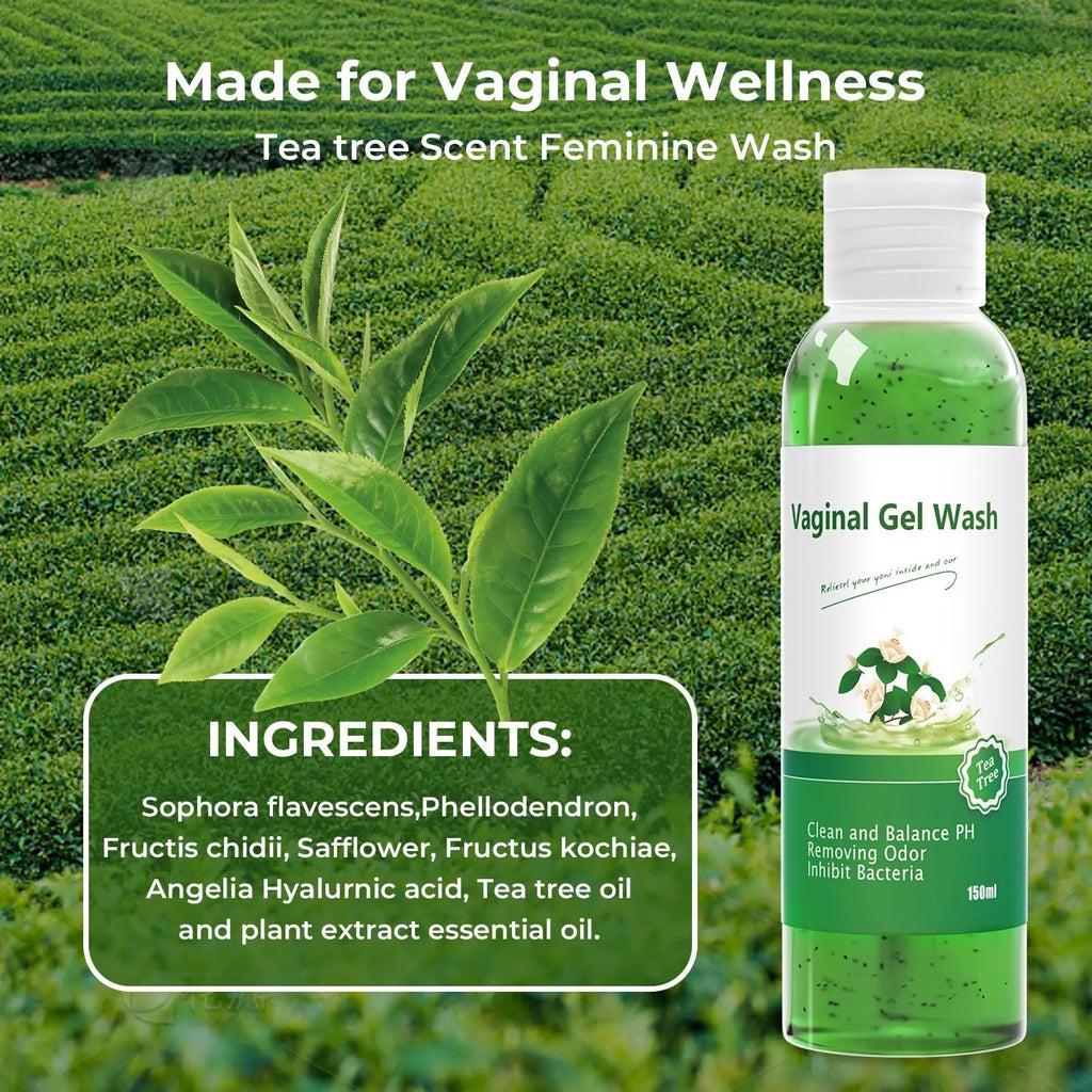 Feminine Wash & Yoni Oil & Yoni Soap Tea Tree Set for Women, Yoni Wash for Vaginal Ph Balance Remove BASSI Au supplements