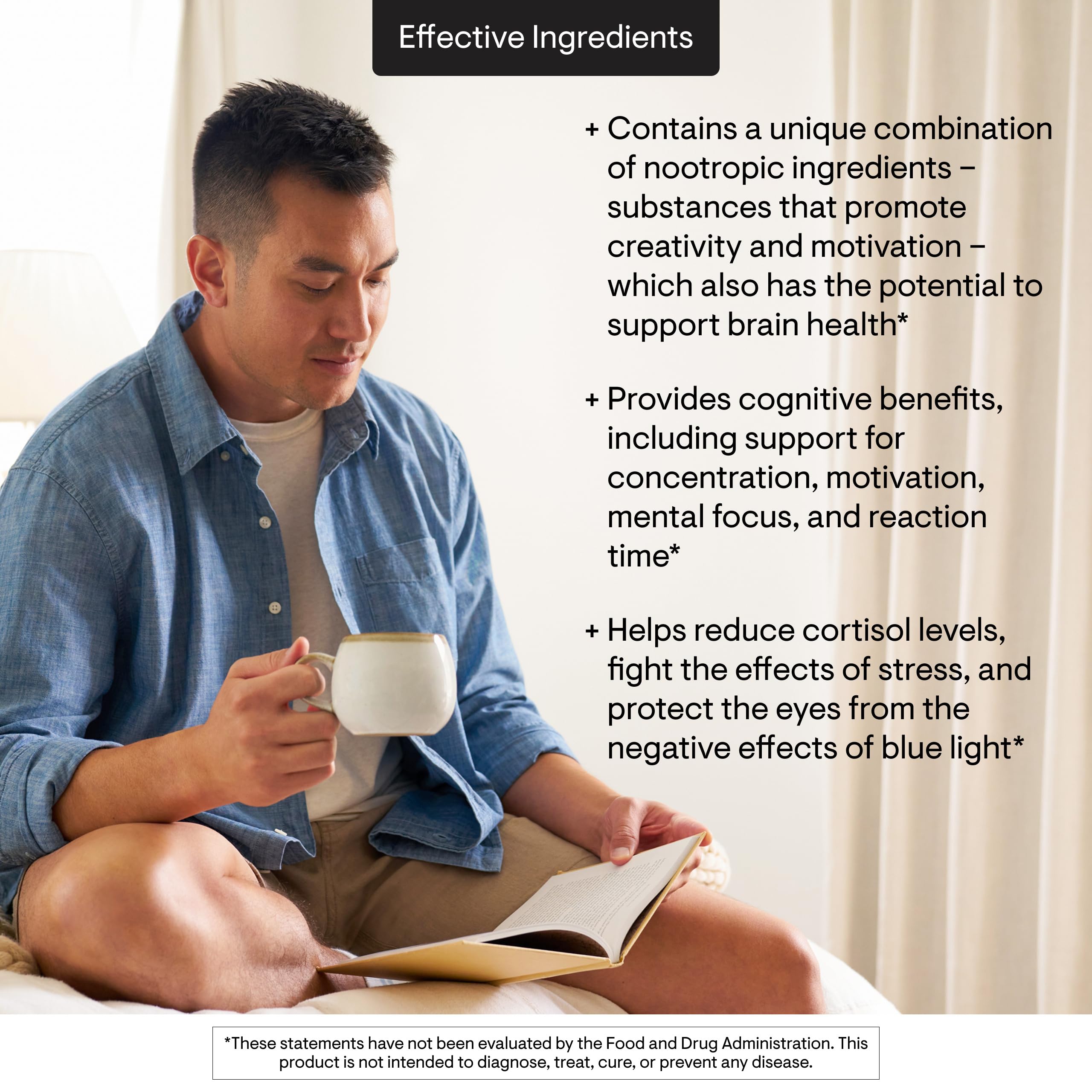 THORNE - Memoractiv - Nootropic Brain Supplement for Focus, Creativity, and Concentration - Ashwagandha, Ginkgo, Lutemax, Bacopa, Pterostilbene - Gluten-Free, Dairy-Free* - 60 Capsules - 30 Servings THORNE Au supplements