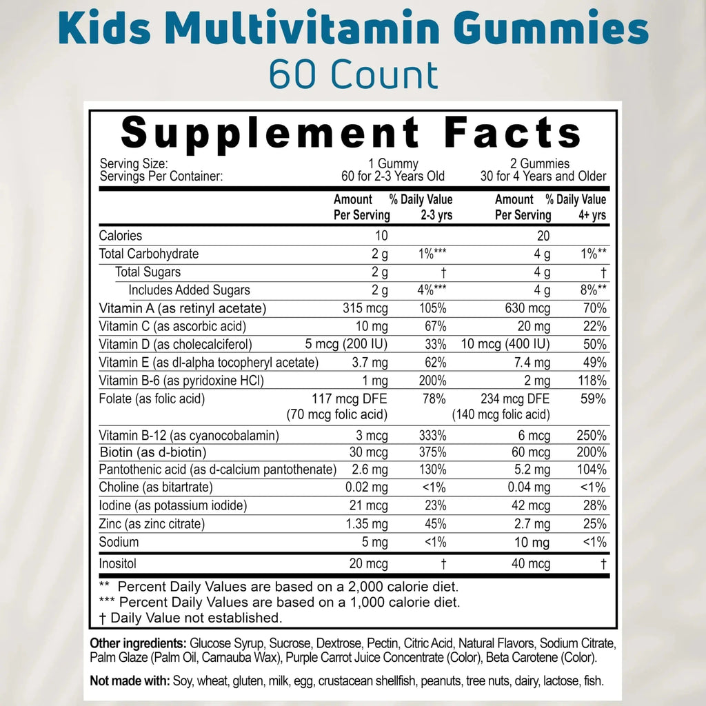 NUELATION Kids Multivitamin Gummies, 30-60 Day Supply with 14 Essential Kids Vitamins & Minerals. Toddler Vitamins for Overall Wellness. Non-GMO, Gelatin-Free, Gluten-Free, Vegetarian Children Vitamin NUELATION Au supplements