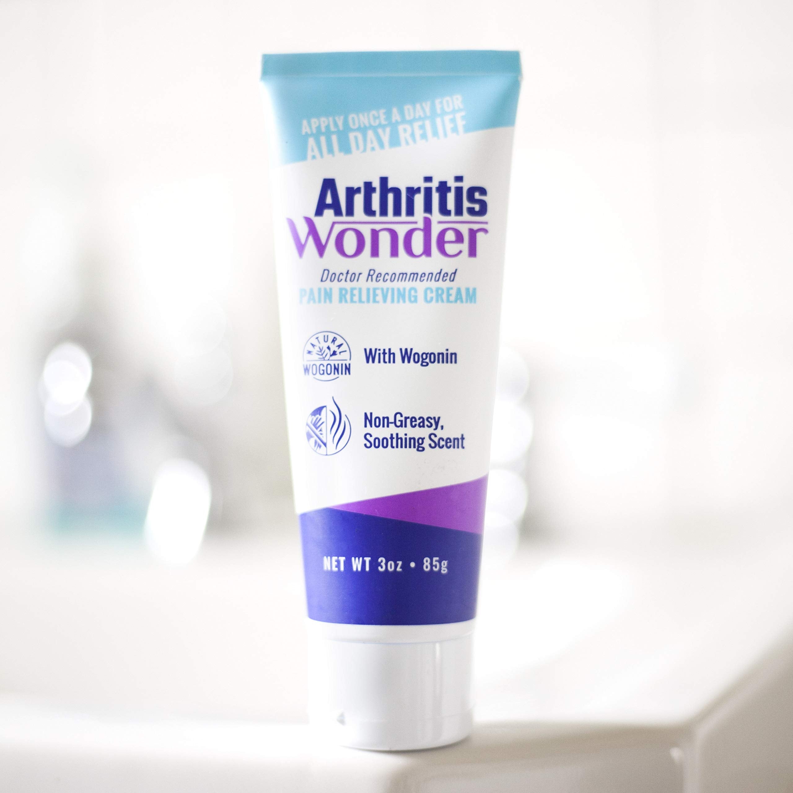 Arthritis Wonder Pain Relief Cream, 4 oz – Arthritis Pain Relief Cream for Hand, Knee, Foot and Wrist Joints – Fast-Acting, Deep Penetrating, Non-Greasy Formula with Natural Wogonin - 2 Pack Arthritis Wonder Au supplements