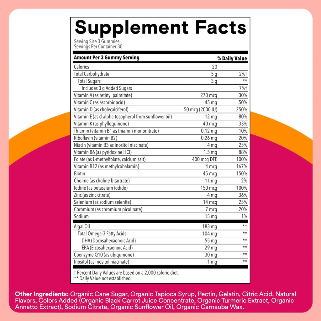 SmartyPants Mother & Daughter Daily Nutrition Bundle: Women’s + Teen Girl Multivitamin Gummies with Omega-3, Biotin, Vitamins D3, B12, A SmartyPants Au supplements