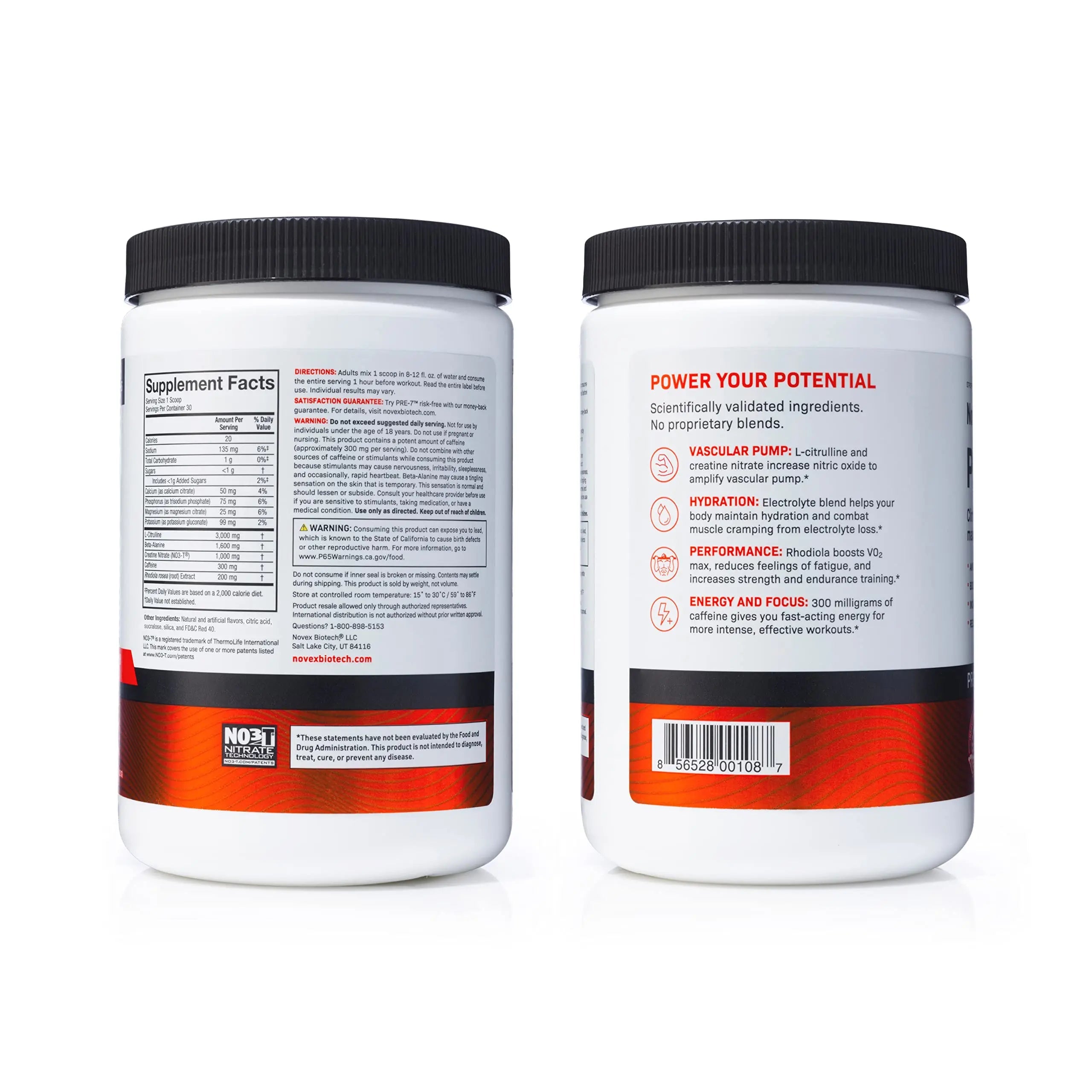 Novex Biotech PRE-7 Pre-Workout Powder – Best preworkout for Men - Boost Energy Novex Biotech Au supplements