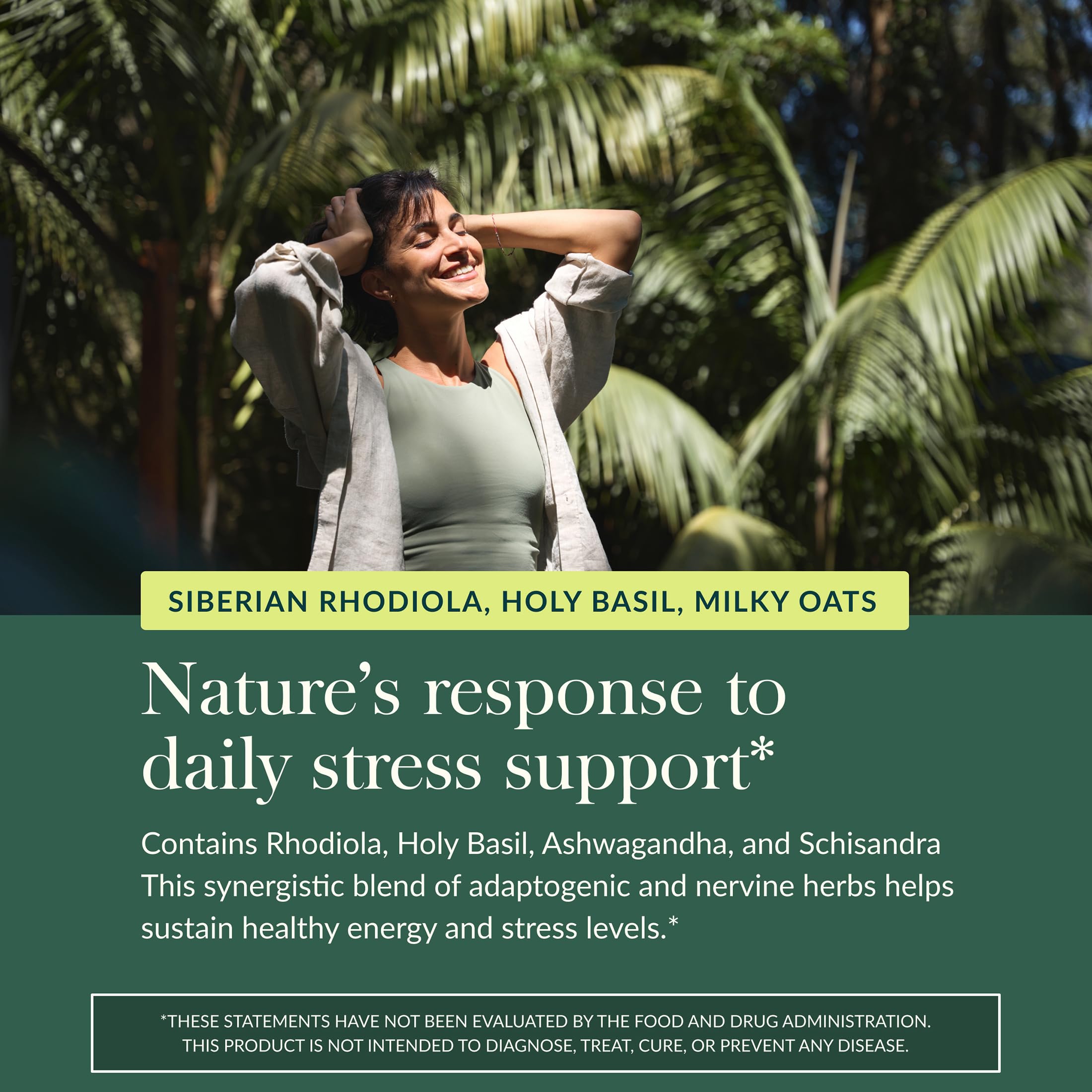 Gaia Herbs Adrenal Health Daily Support - Herbal Supplement with Ashwagandha, Holy Basil & Schisandra - Help Maintain Healthy Energy & Stress Levels* - 60 Vegan Liquid Phyto-Caps (30 Servings) Gaia Herbs Au supplements