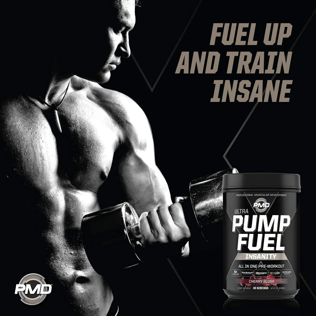 PMD Sports Ultra Pump Fuel Insanity - Pre Workout – Cherry Slush (30 Servings) PMD Au supplements
