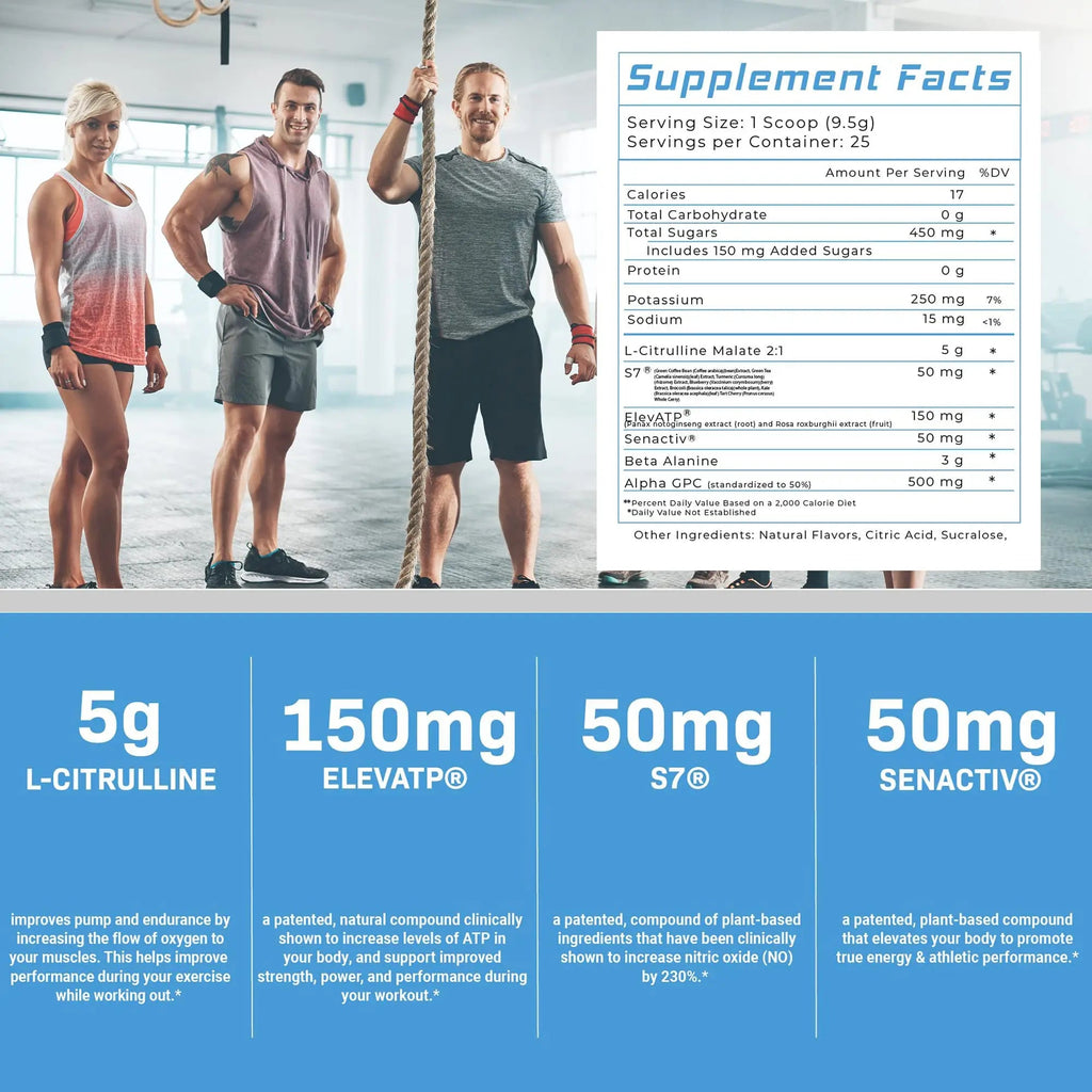 Precium Nutrition Stim Free Pre Workout - Best Non Caffeine Powder No Amazing Power Precium Nutrition Au supplements