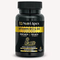Nutri Apex Vitamin B12 & D3 Sublingual Tablets - 2500 mcg B12 & 125 mcg (5000 IU) D3 - Highly Bioavailable for Energy, Mood & Bone Health - Lab-Tested Nutri Apex Au supplements