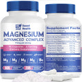 5 in 1 Magnesium Complex Capsule 976mg wtih Magnesium Glycinate, Citrate, Malate, L-Threonate & Vitamin B6, High Absorption Magnesium Complex for Women & Men, Third-Party Tested, Vegan, Non-GMO Sound Health Plus Au supplements