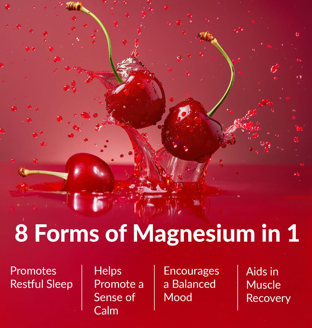 BIOptimizers Magnesium Breakthrough Drink - 8 Forms of Magnesium, Electrolytes, Sleep Health, Stress, Muscle Recovery, Heart Support | Glycinate, Citrate, Malate- Tart Cherry BIOptimizers Au supplements