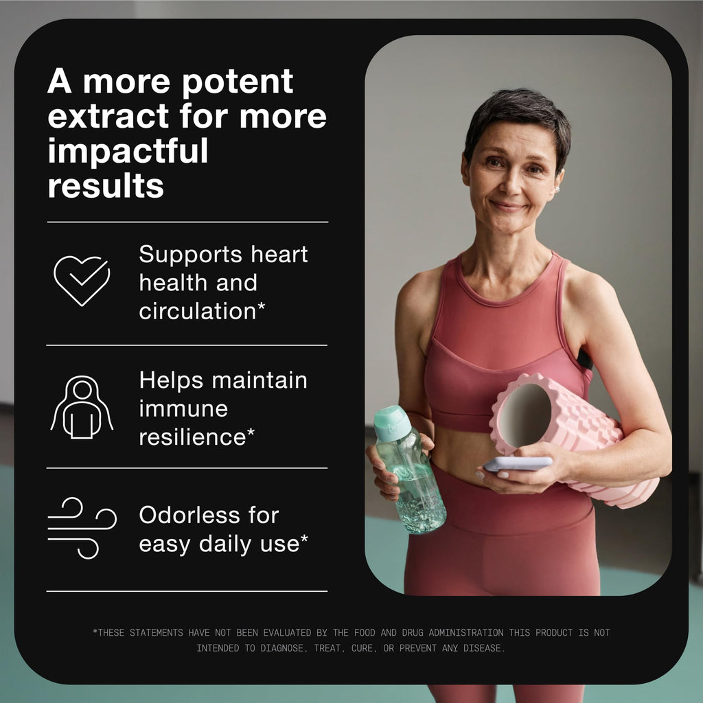 Toniiq Garlic Capsules with 10,000mcg Allicin - Odorless - 50:1 Extract for Maximum Potency - Third-Party Lab Tested - 60 Vegetarian Capsules Toniiq Au supplements